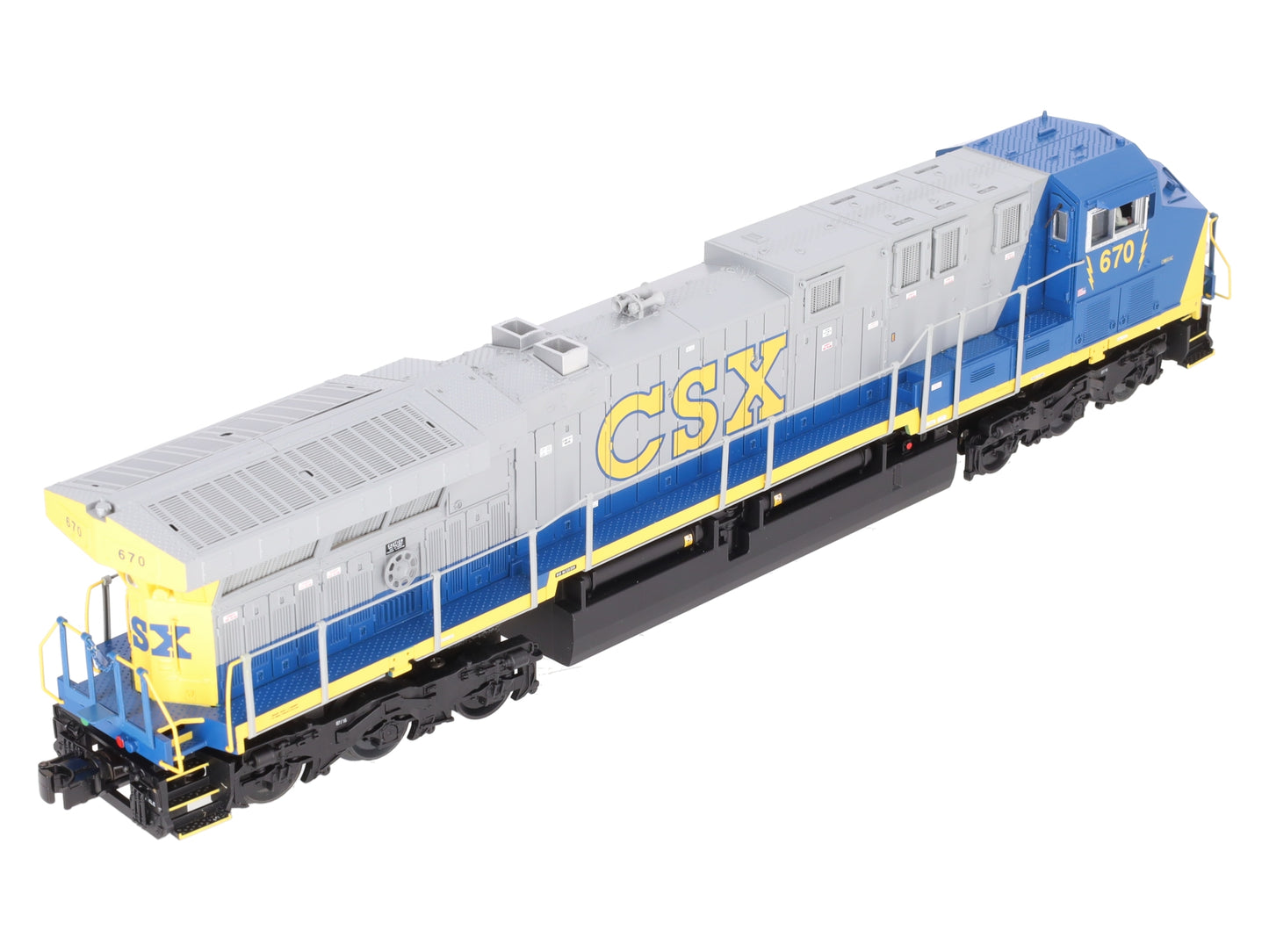 MTH 20-2266-1 O CSX AC6000 Diesel Engine w/ ProtoSound 2.0 #670 EX/Box