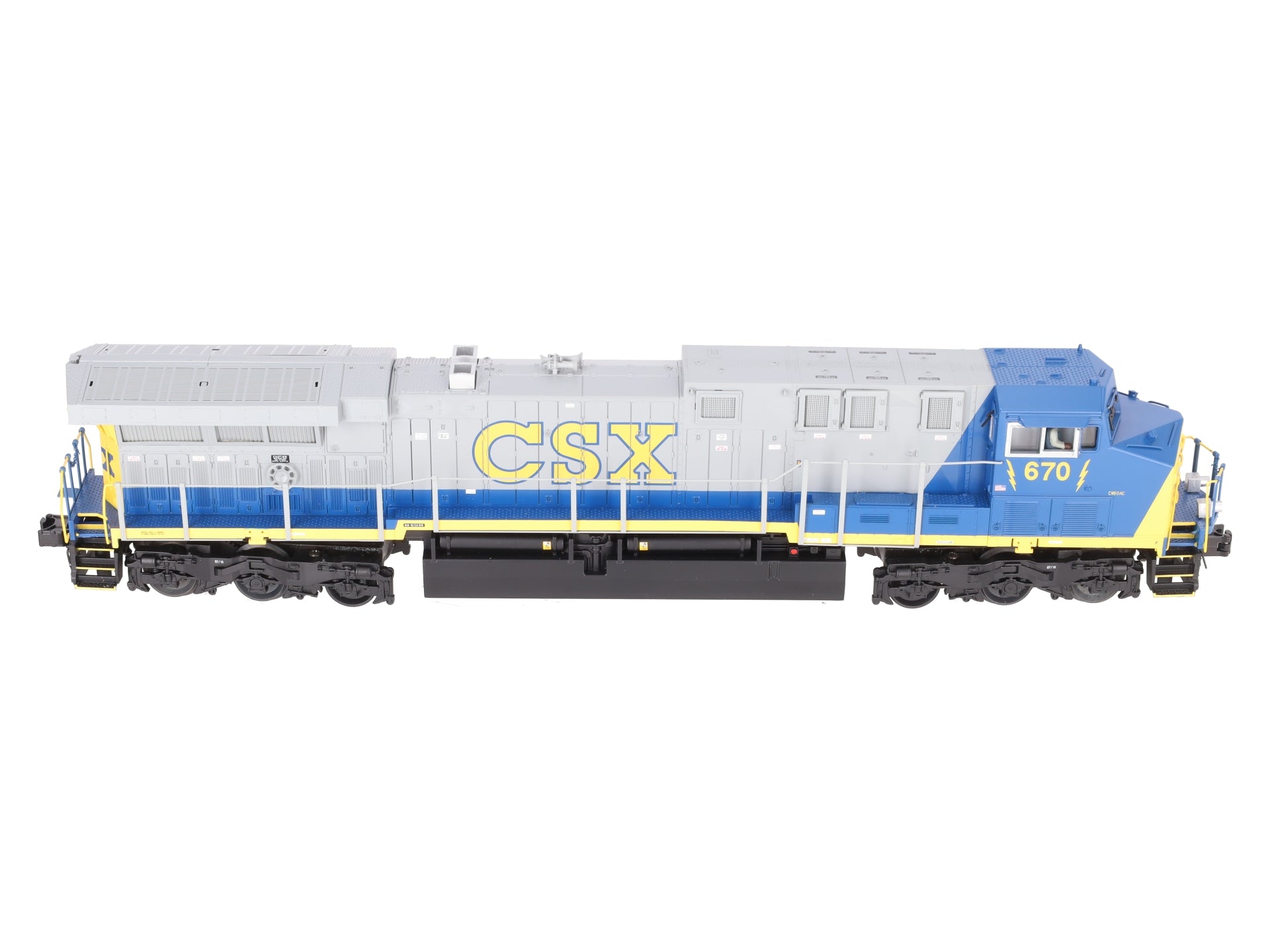 MTH 20-2266-1 O CSX AC6000 Diesel Engine w/ ProtoSound 2.0 #670 EX/Box