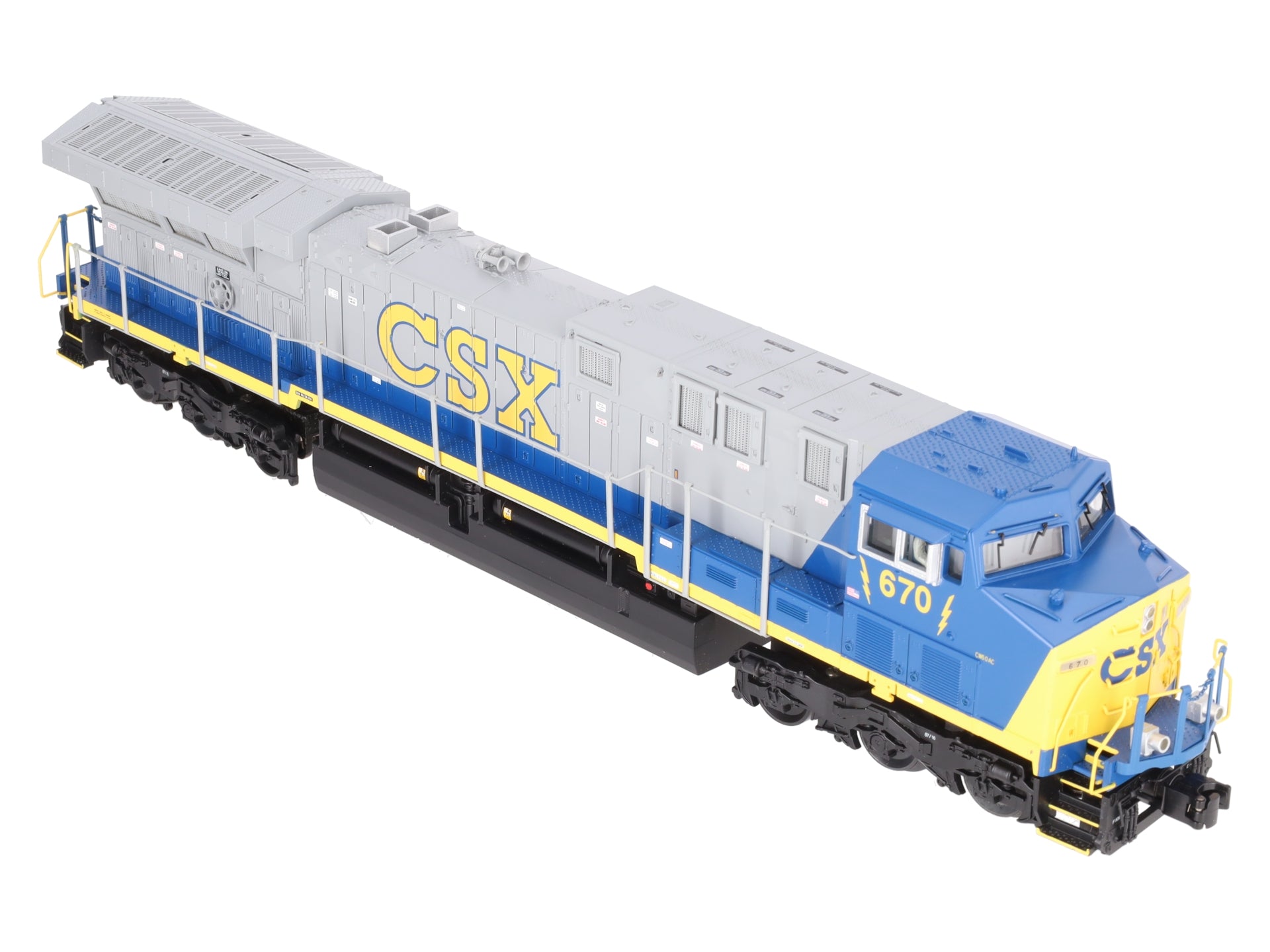 MTH 20-2266-1 O CSX AC6000 Diesel Engine w/ ProtoSound 2.0 #670 EX/Box