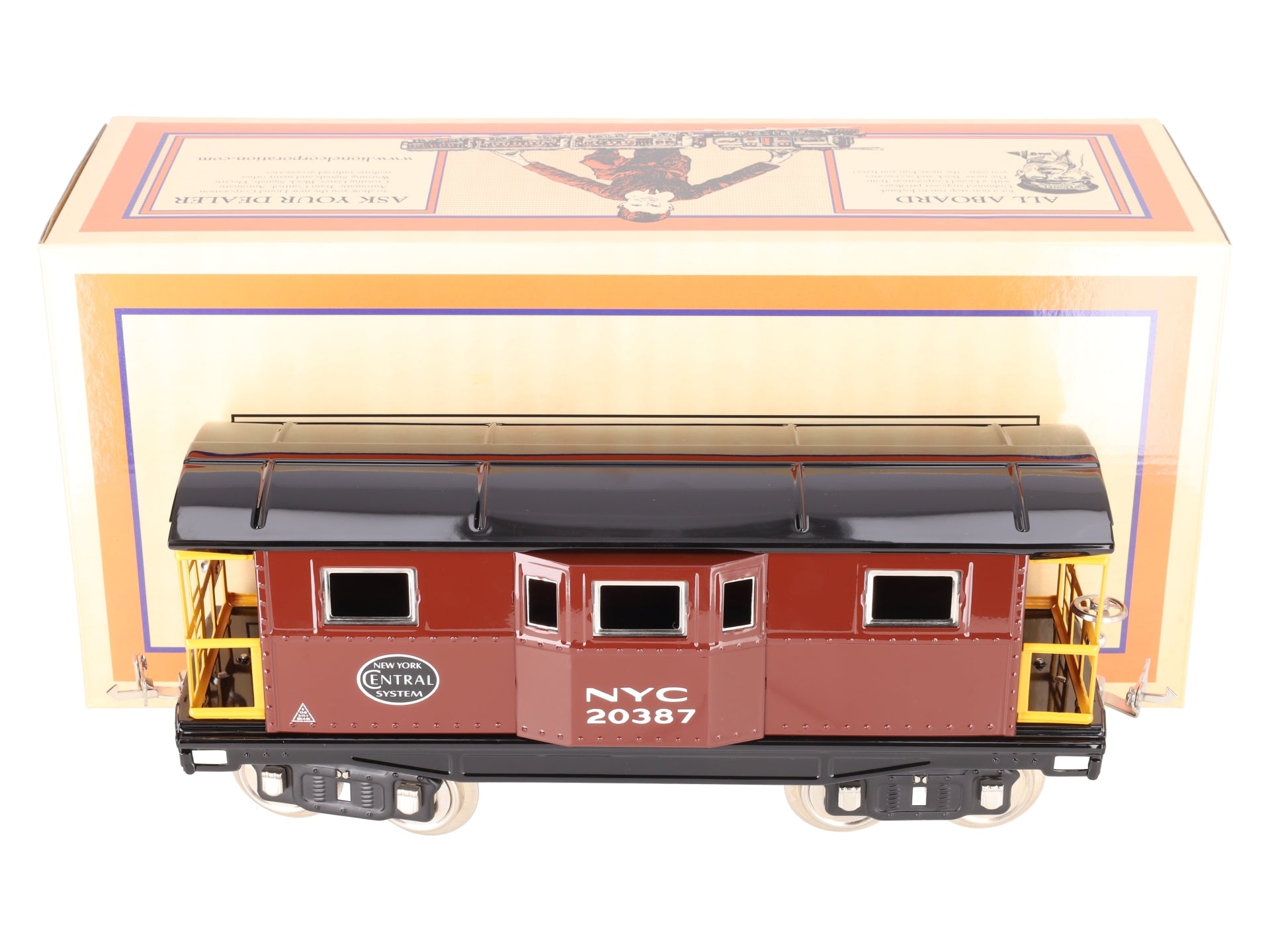 MTH 11-30223 Std Gauge New York Central Bay Window Caboose #20387 LN/Box