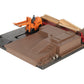 Lionel 264 Vintage O Operating Forklift Platform with 6264 Lumber Car VG