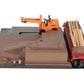 Lionel 264 Vintage O Operating Forklift Platform with 6264 Lumber Car VG