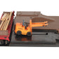 Lionel 264 Vintage O Operating Forklift Platform with 6264 Lumber Car VG