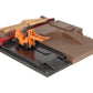 Lionel 264 Vintage O Operating Forklift Platform with 6264 Lumber Car VG
