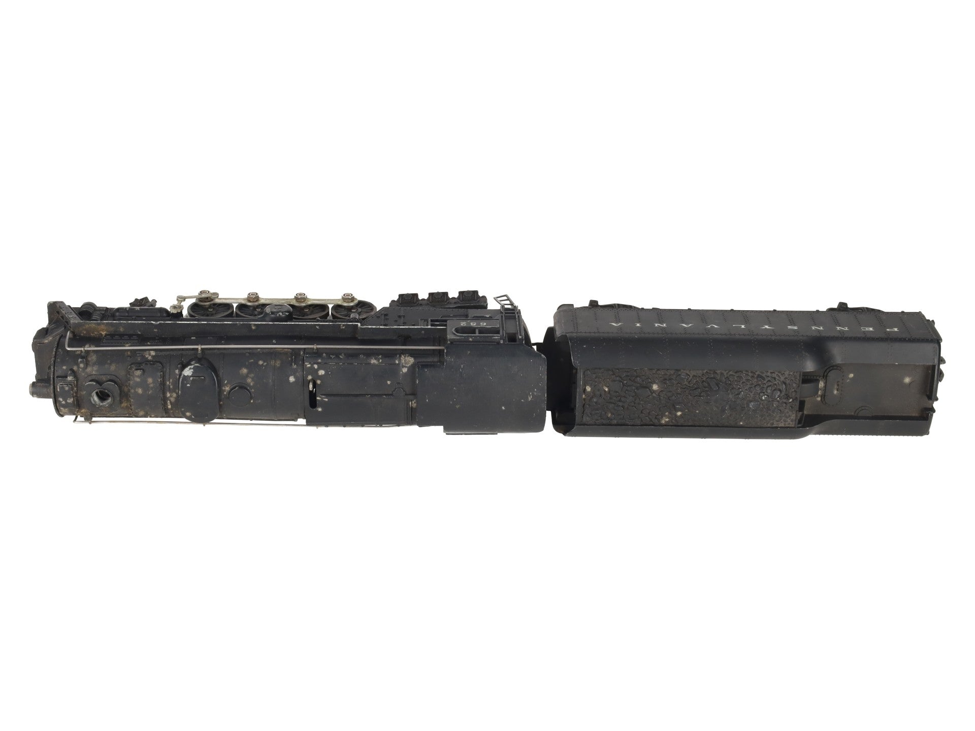 Lionel 682 Vintage O Postwar PRR 6-8-6 Steam Locomotive w/2046W-50 Tender
