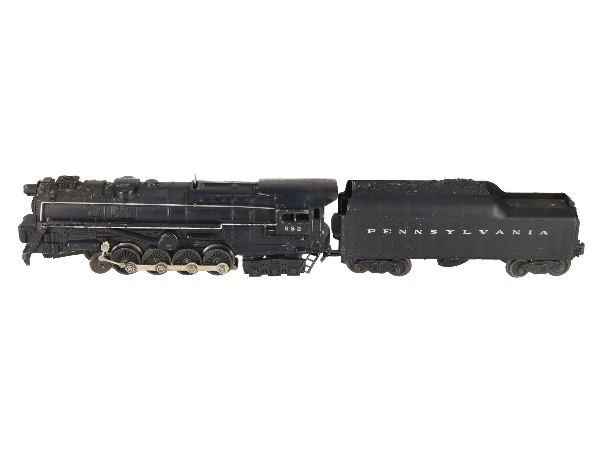 Lionel 682 Vintage O Postwar PRR 6-8-6 Steam Locomotive w/2046W-50 Tender