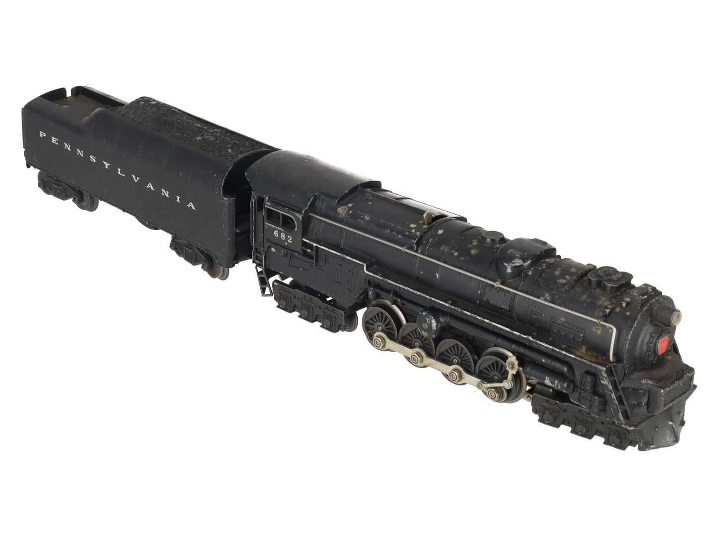Lionel 682 Vintage O Postwar PRR 6-8-6 Steam Locomotive w/2046W-50 Tender