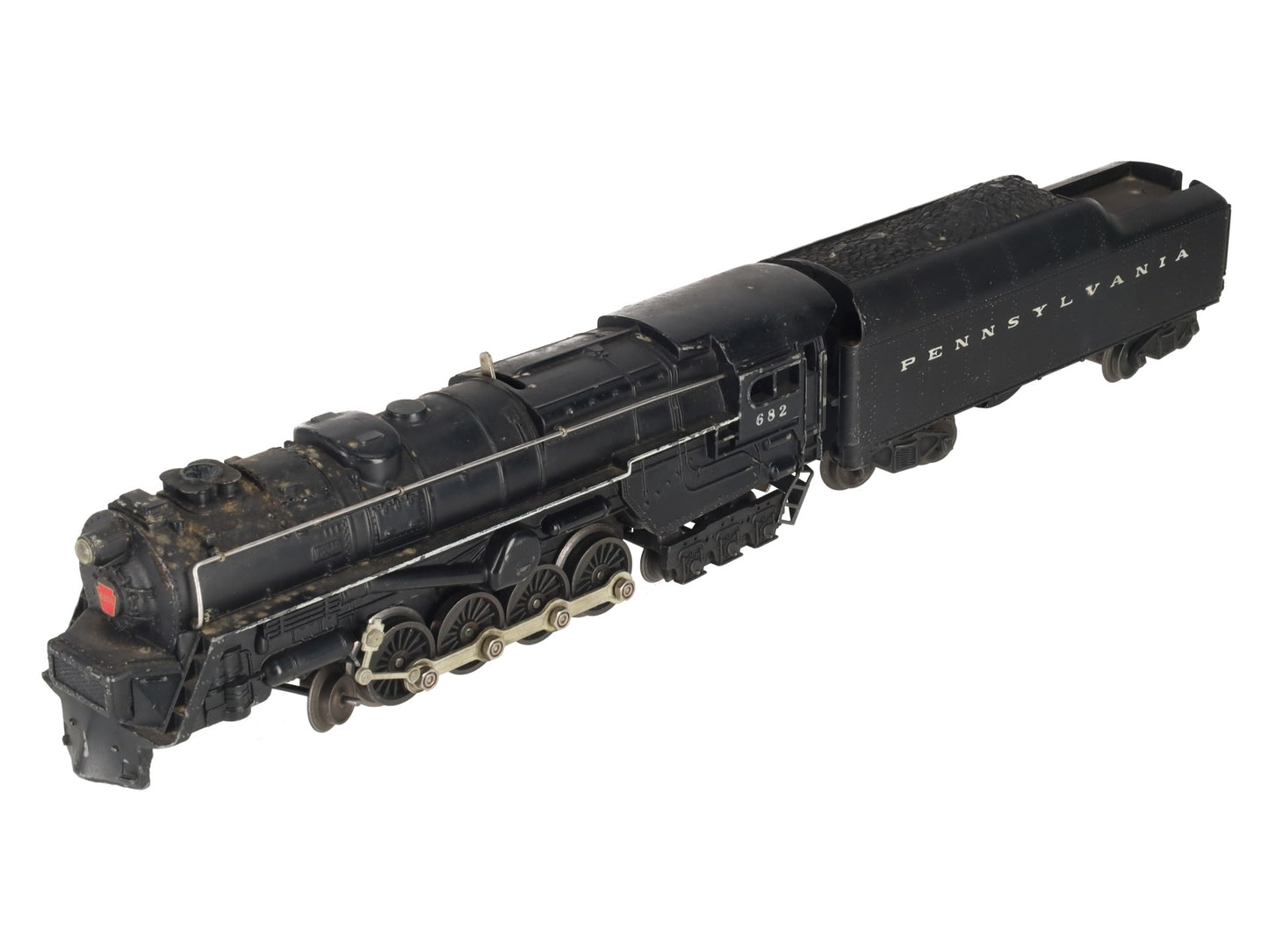Lionel 682 Vintage O Postwar PRR 6-8-6 Steam Locomotive w/2046W-50 Tender