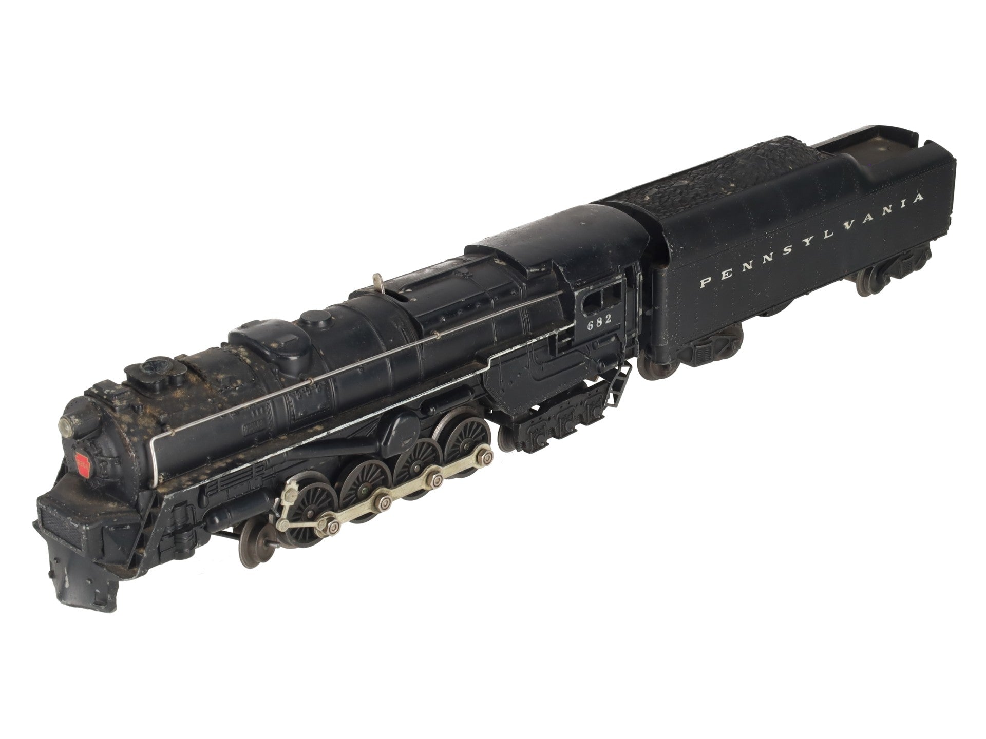 Lionel 682 Vintage O Postwar PRR 6-8-6 Steam Locomotive w/2046W-50 Tender