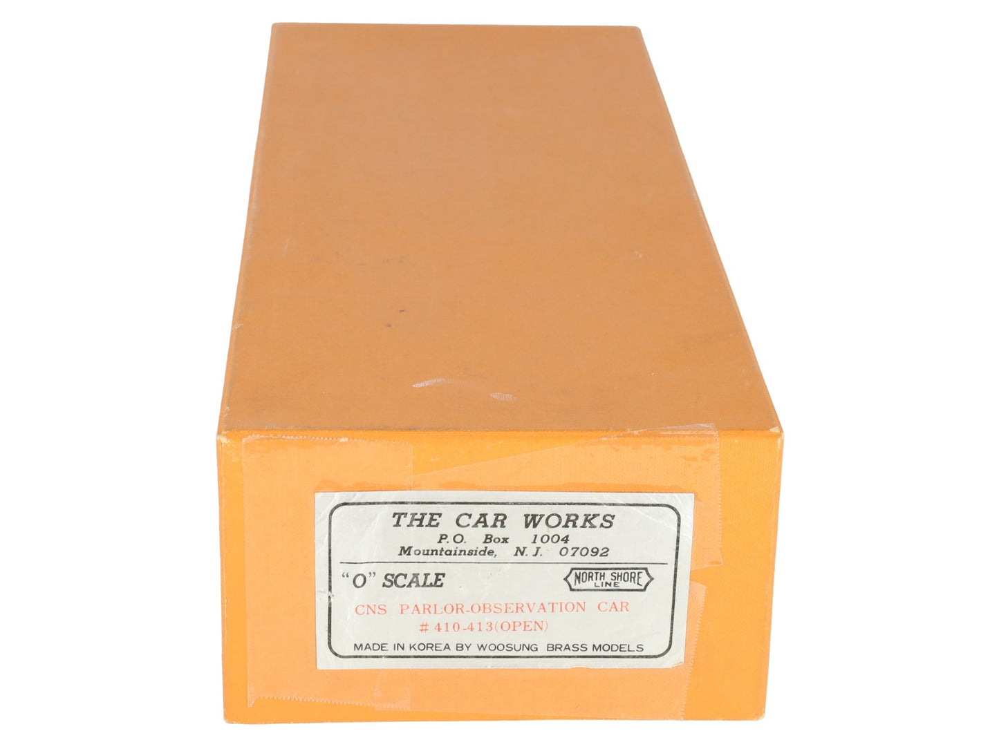The Car Works 410-413 O Scale 2-Rail North Shore Line CNS Coach-Open EX/Box