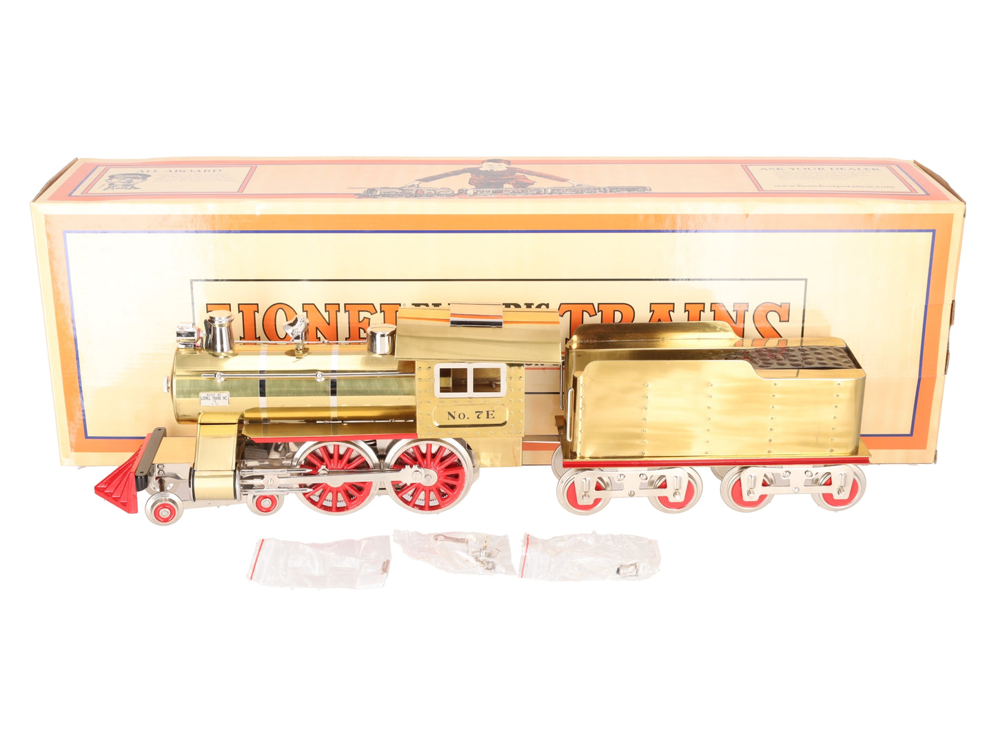 MTH 11-1018-1 STD Lionel Lines Steam Engine W/ Proto Sound 2 No.7 EX/Box