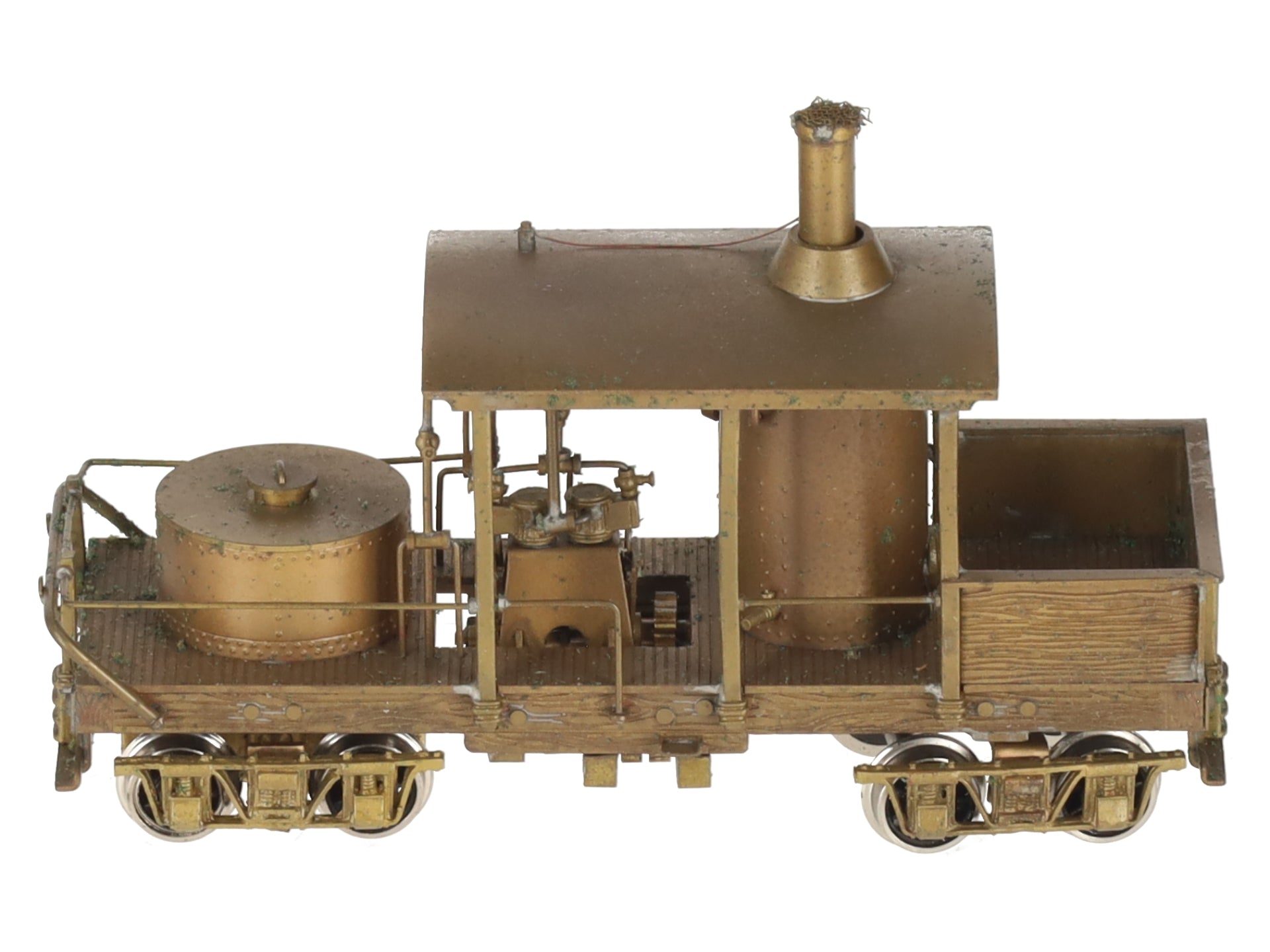 Northwest Short Line HO BRASS Class A Climax 12 Ton Vertical