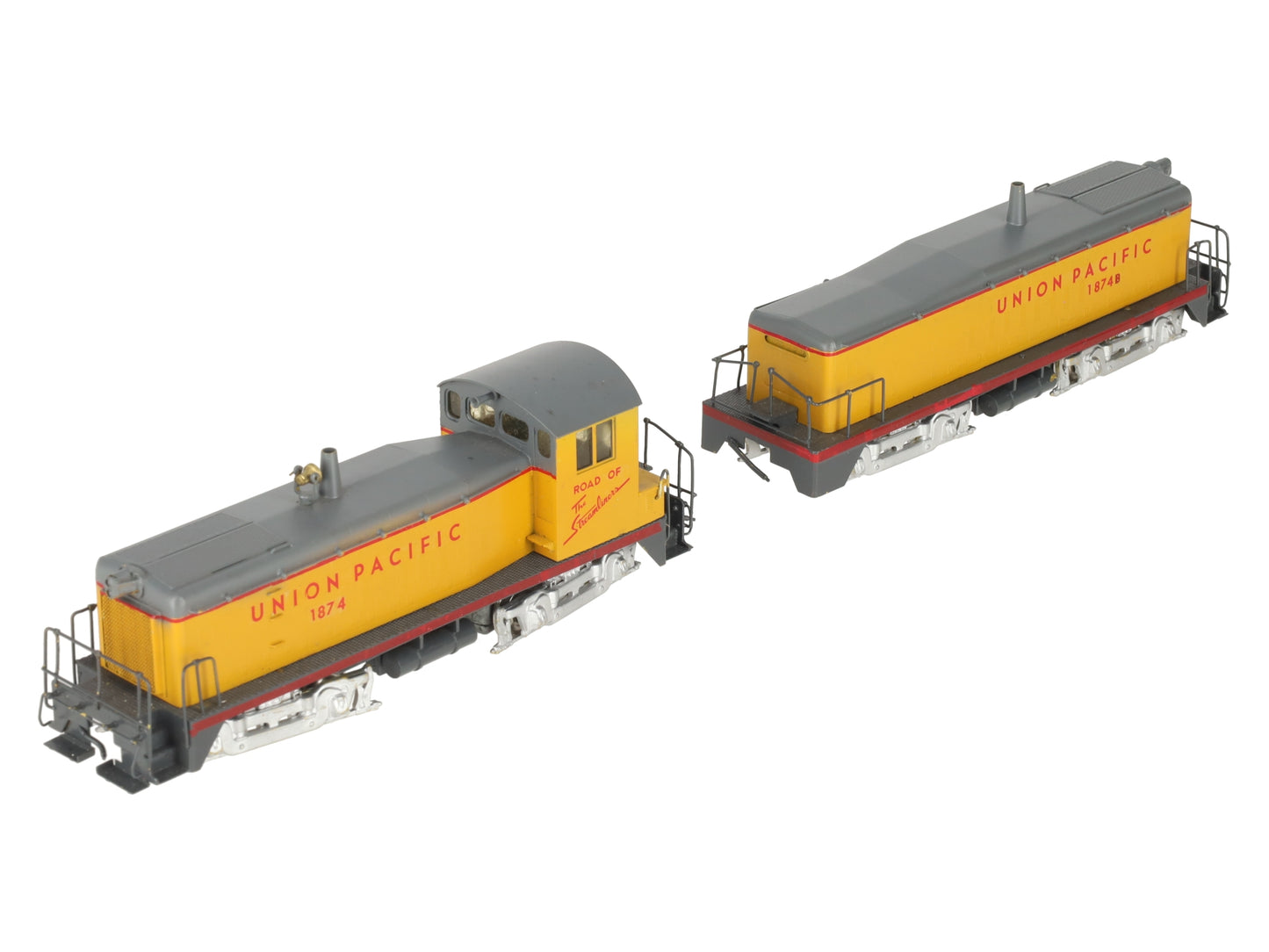 Trains Inc. HO Brass Union Pacific EMD TR-6 1600HP Cow & Calf A-B Set - Custom