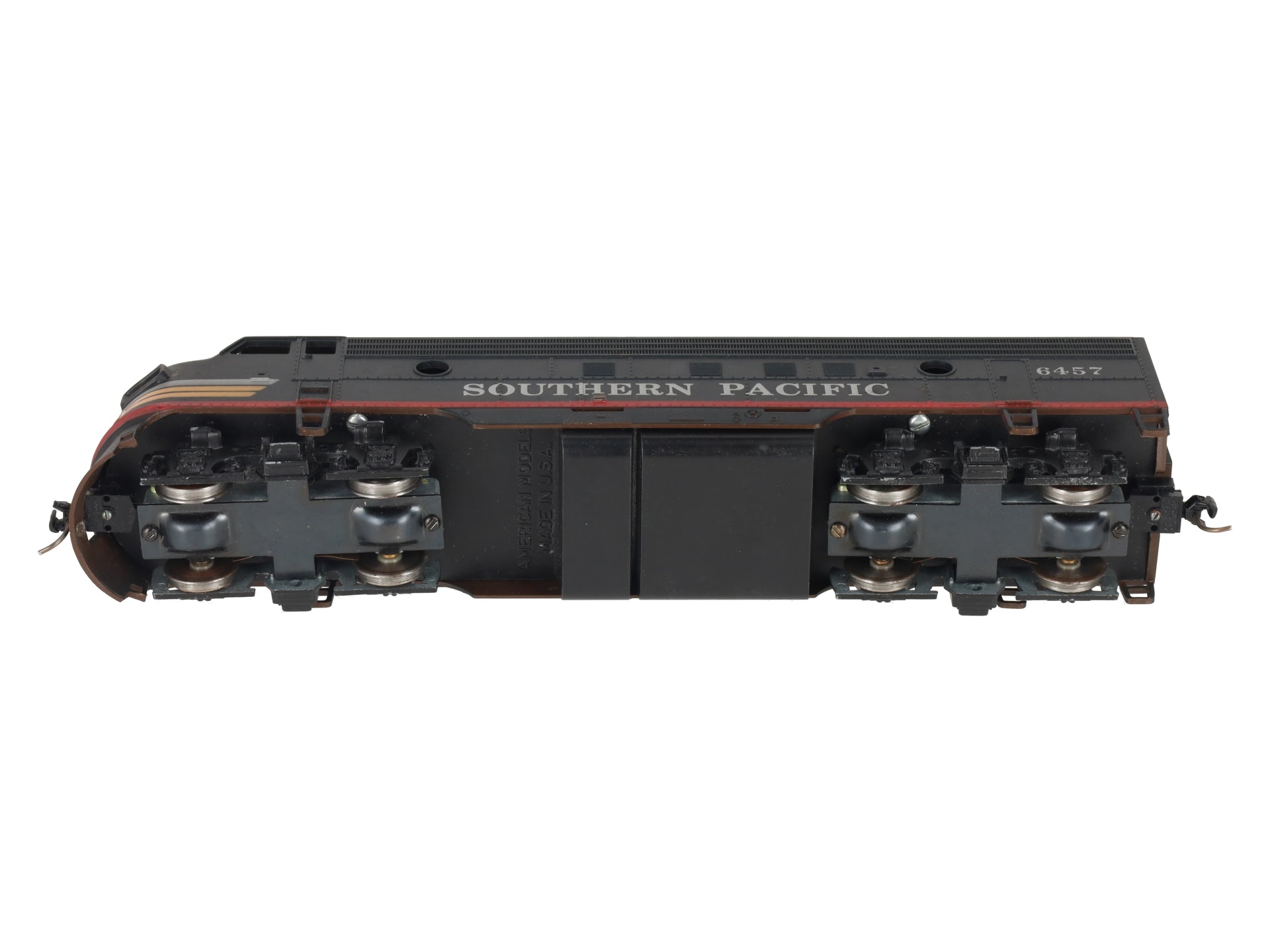 American Models S Scale Southern Pacific FP7 Diesel Locomotive #6457 VG/Box