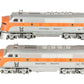 Lionel 2355 Vintage O Western Pacific F-3 AA Diesel Locomotives VG