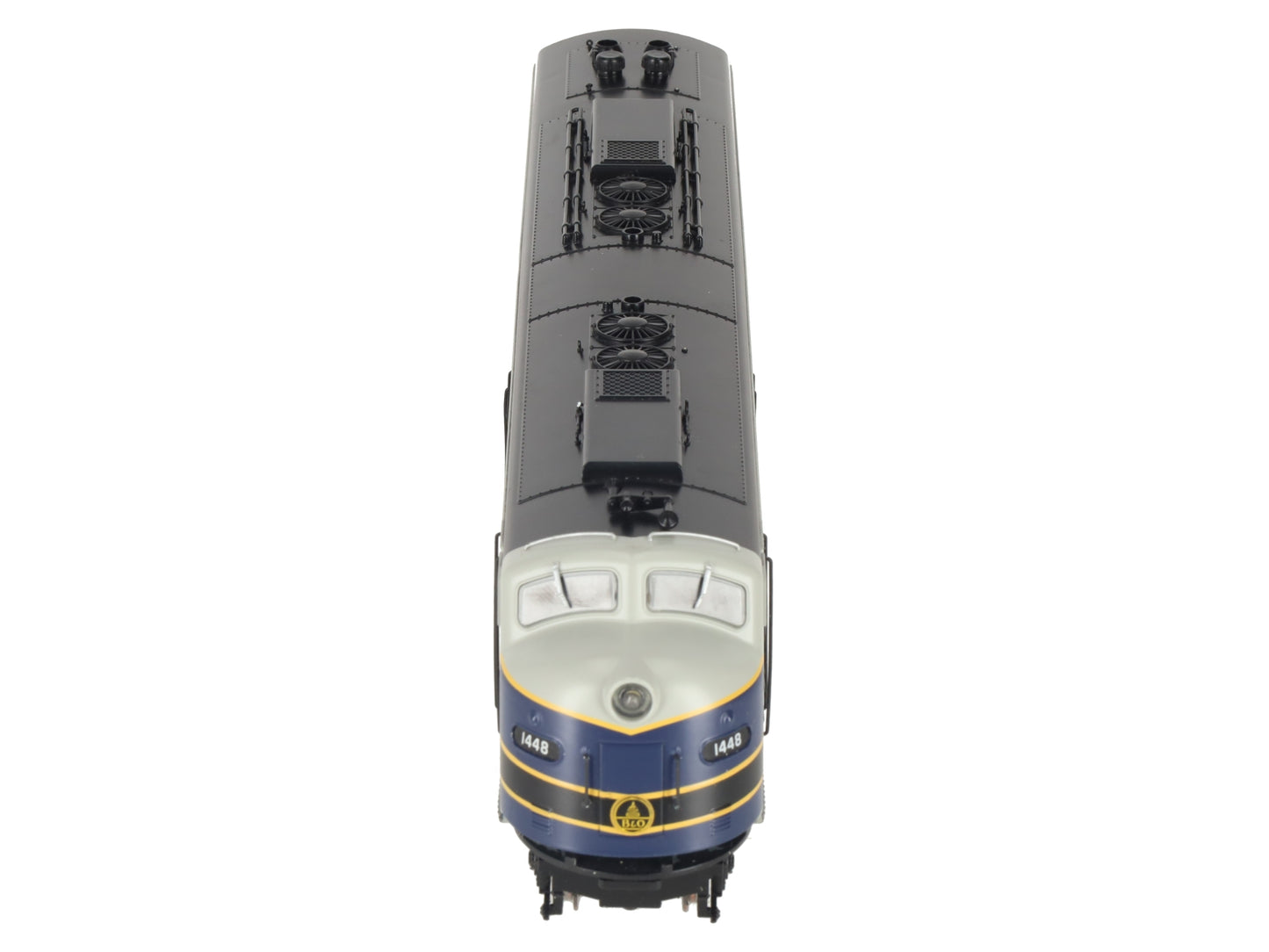 American Models 1148 EMD E8 S Hi-Rail Baltimore and Ohio Diesel Locomotive #1448 VG/Box