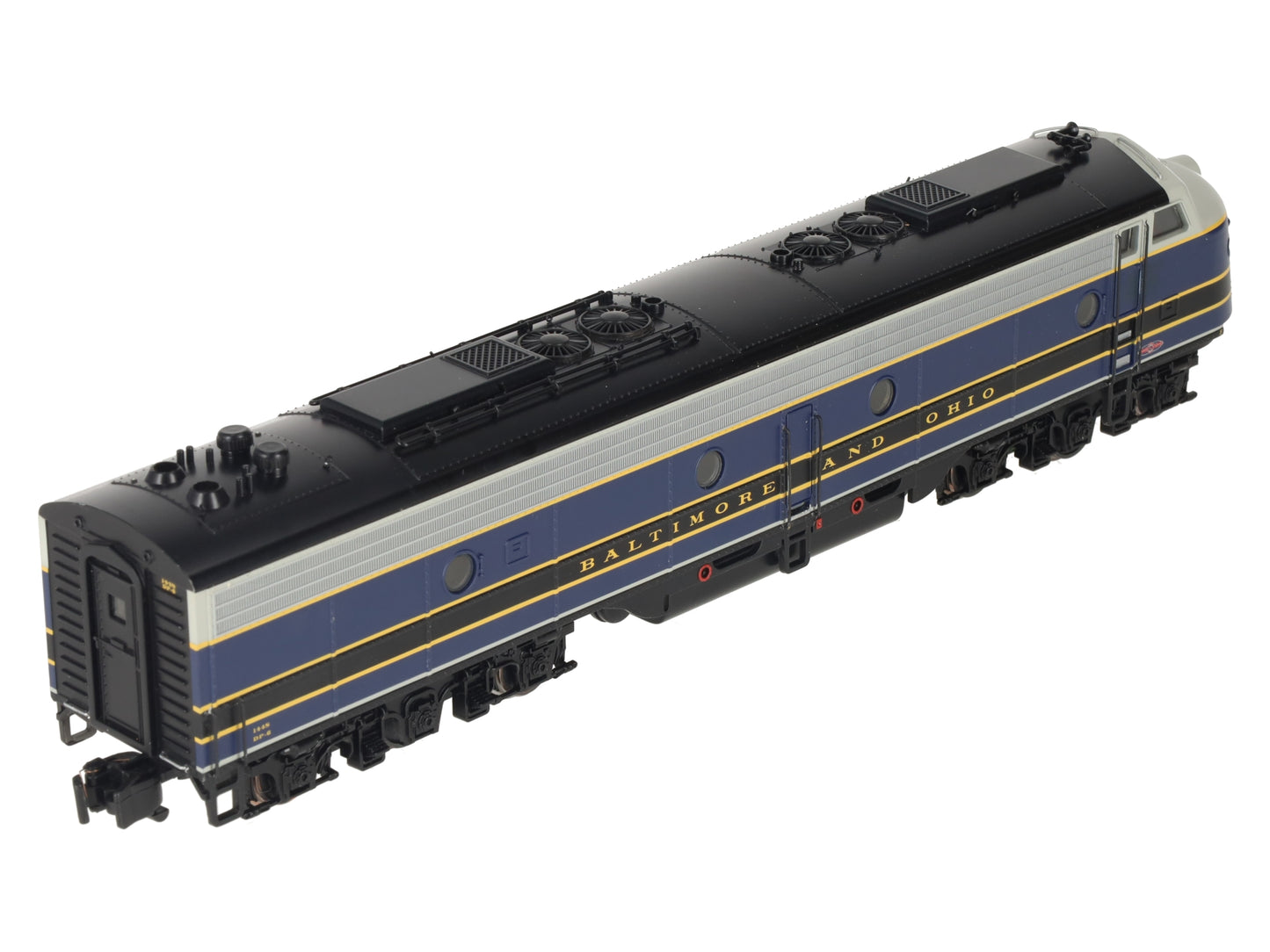 American Models 1148 EMD E8 S Hi-Rail Baltimore and Ohio Diesel Locomotive #1448 VG/Box