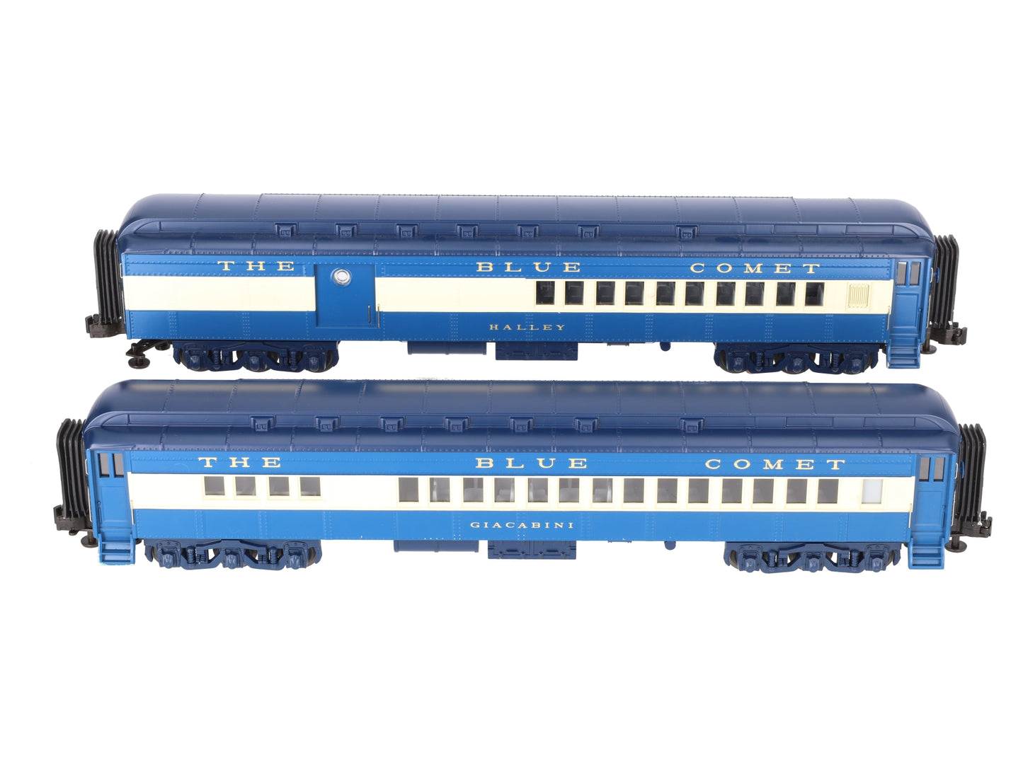 MTH 20-4121 O Jersey Central 70' Combine/Diner Passenger Car Set (Set of 2) EX/Box