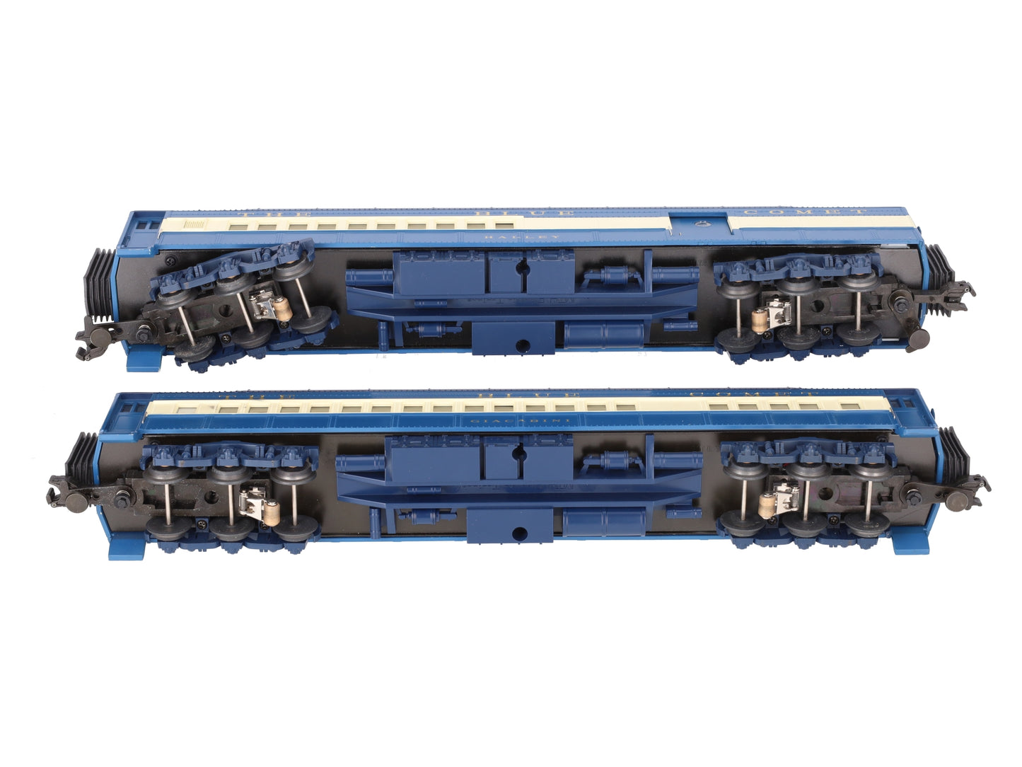MTH 20-4121 O Jersey Central 70' Combine/Diner Passenger Car Set (Set of 2) EX/Box