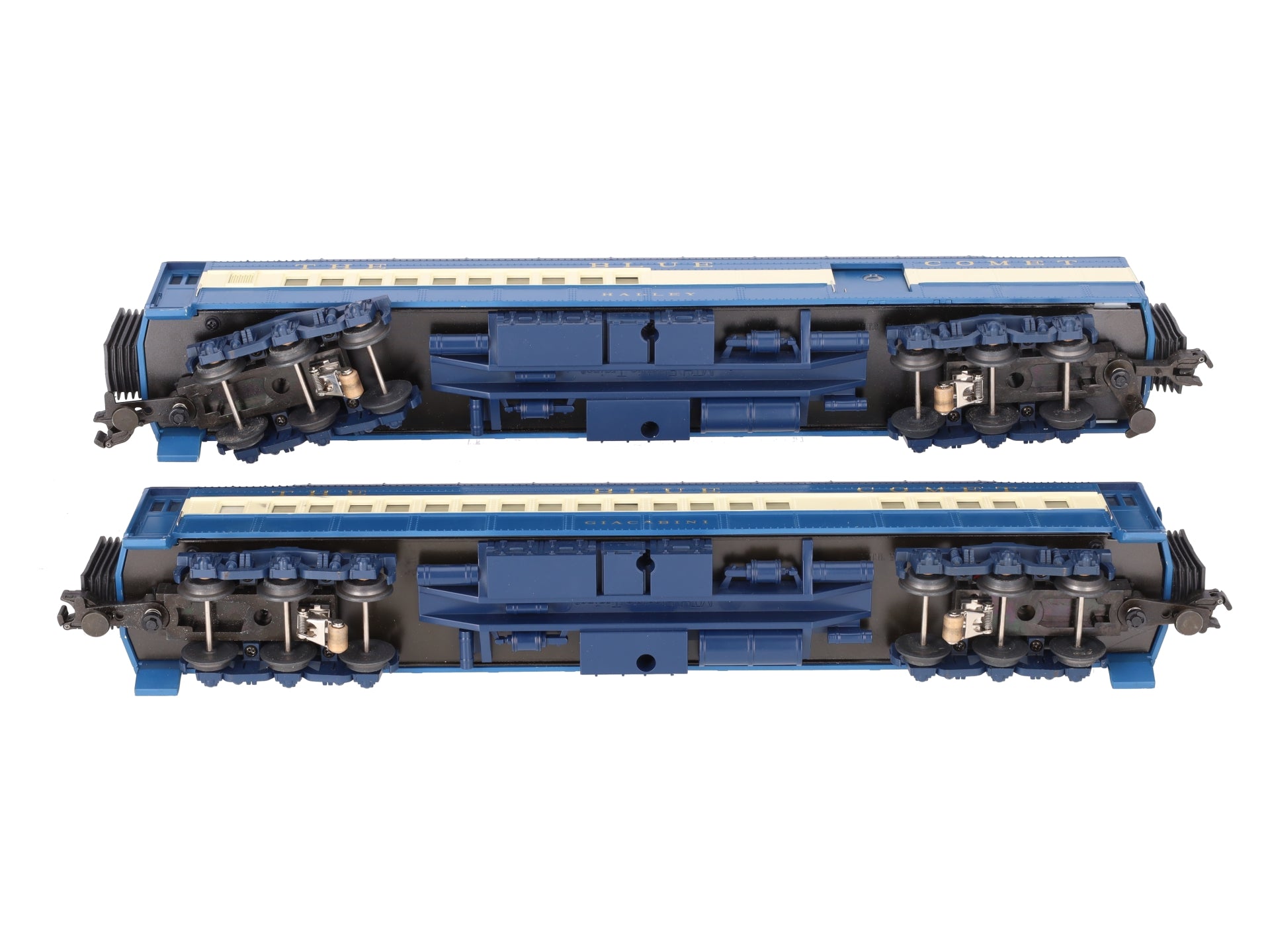 MTH 20-4121 O Jersey Central 70' Combine/Diner Passenger Car Set (Set of 2) EX/Box