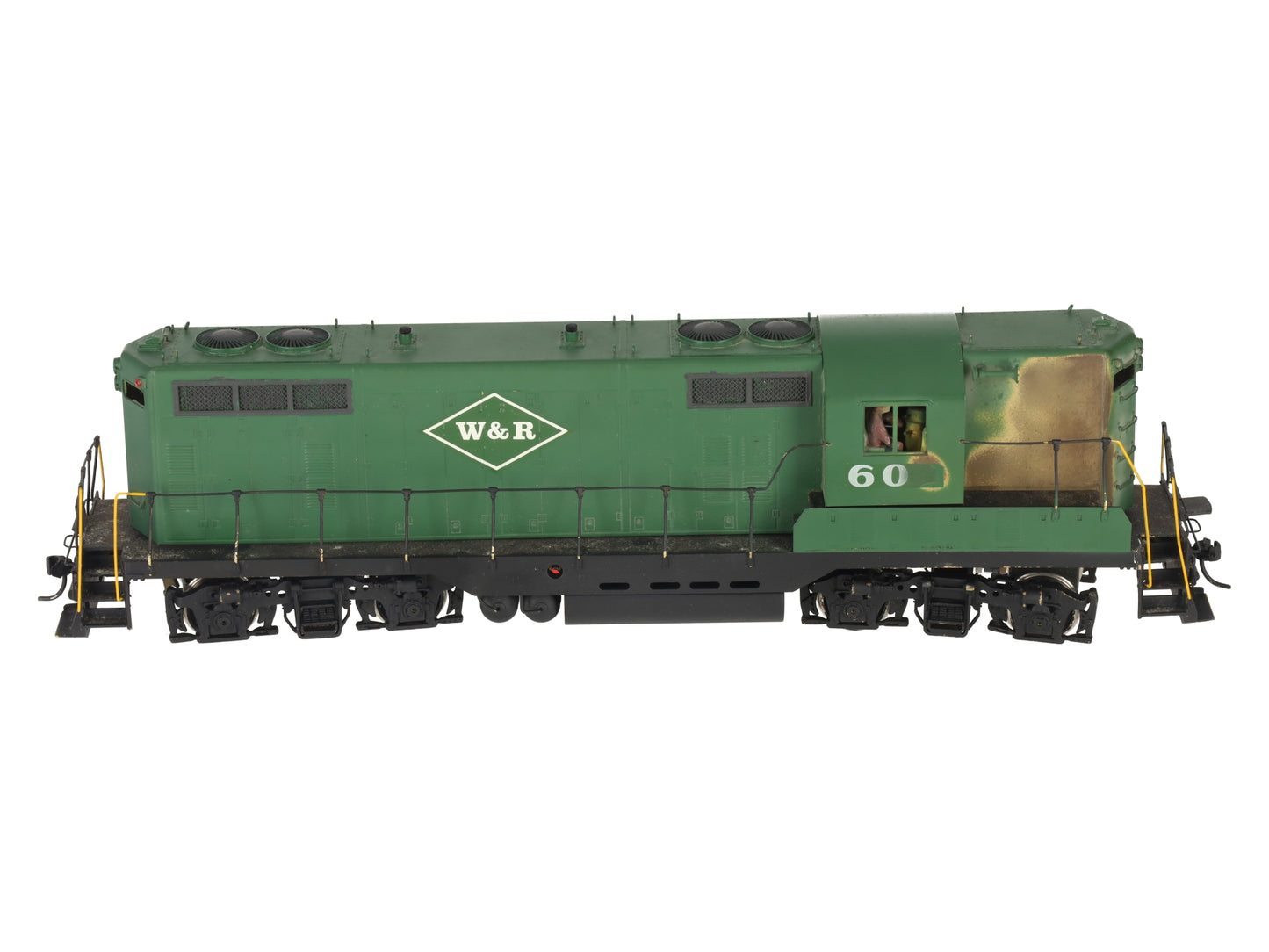 Sunset Models S Gauge BRASS W&R GP-7 Diesel Locomotive VG/Box