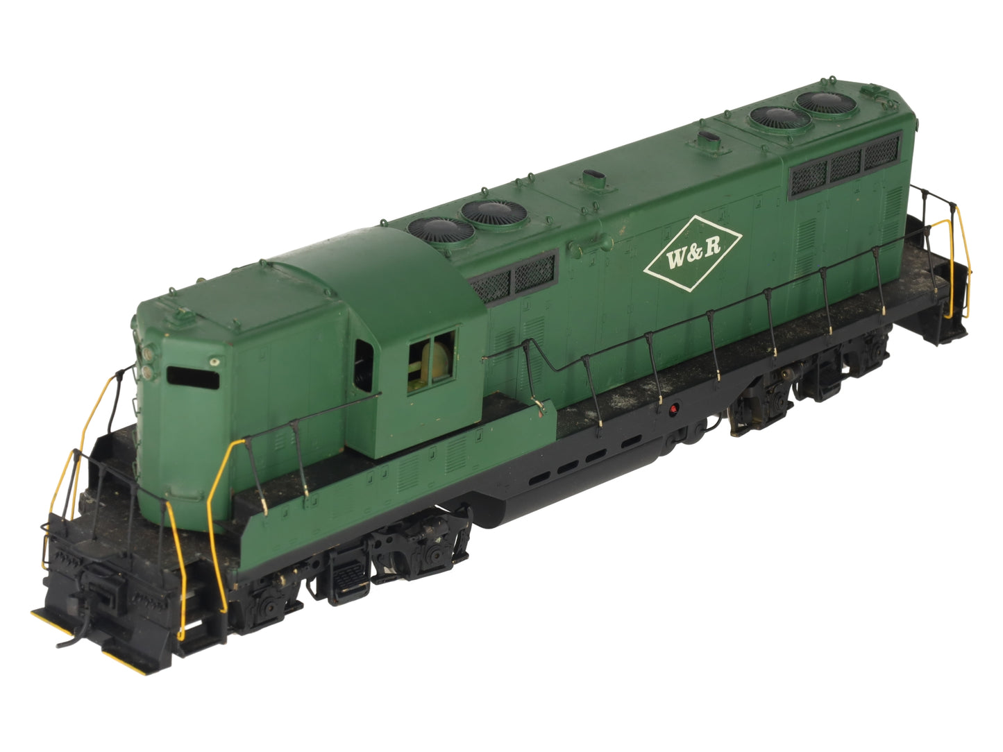 Sunset Models S Gauge BRASS W&R GP-7 Diesel Locomotive VG/Box