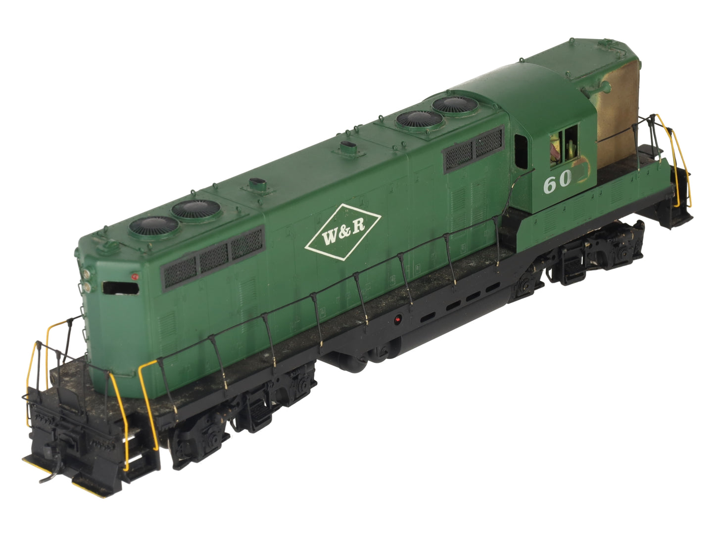 Sunset Models S Gauge BRASS W&R GP-7 Diesel Locomotive VG/Box