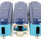 MTH 10-5075 Std. Gauge Two-Tone Blue 300 Series Passenger Car Set (Set of 3)