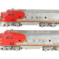 Lionel 2343 Vintage O Santa Fe F3 AA Diesel Locomotive Set VG