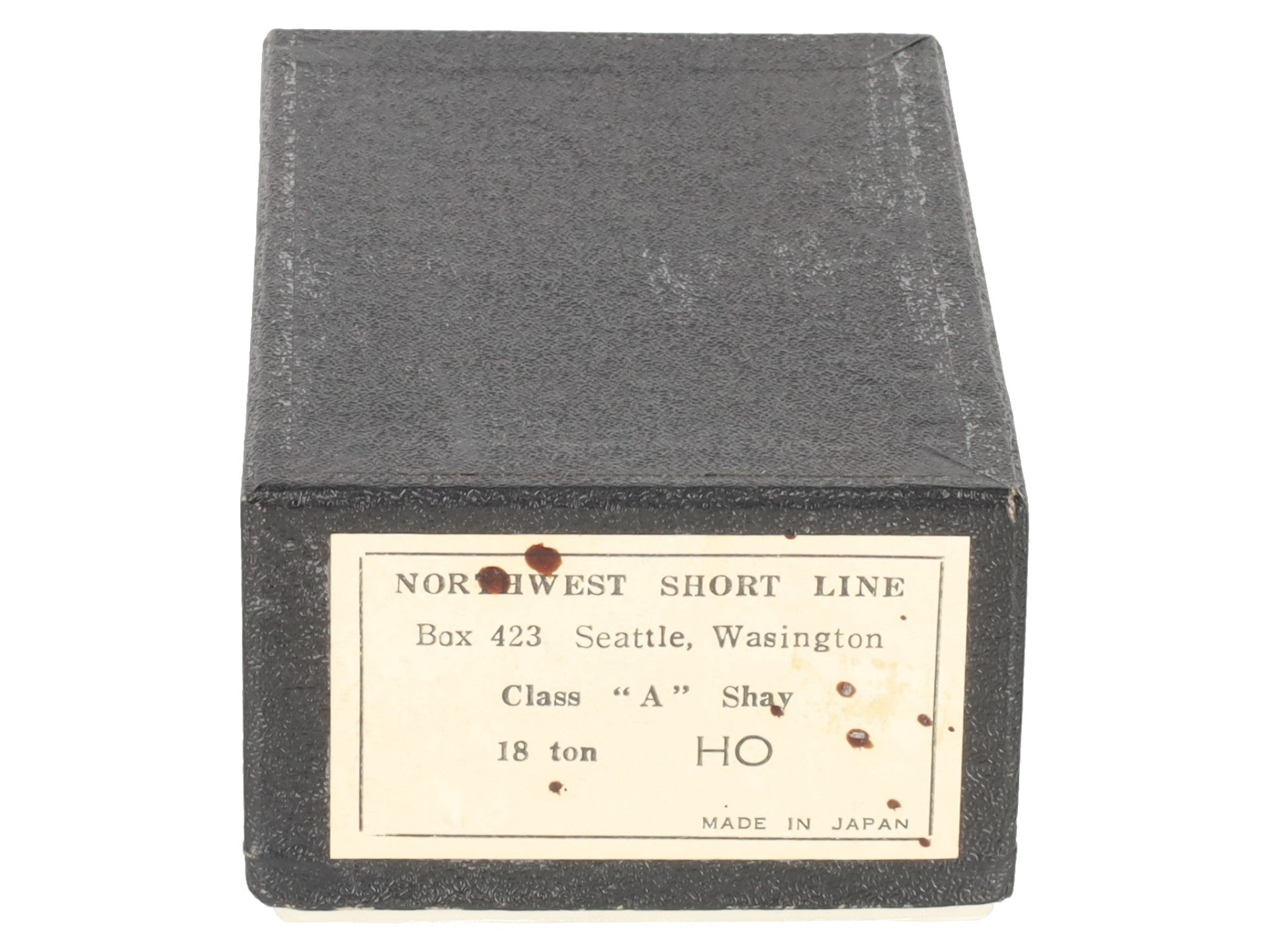 NWSL HO Scale BRASS Class A 18-Ton Shay - Unpainted EX/Box