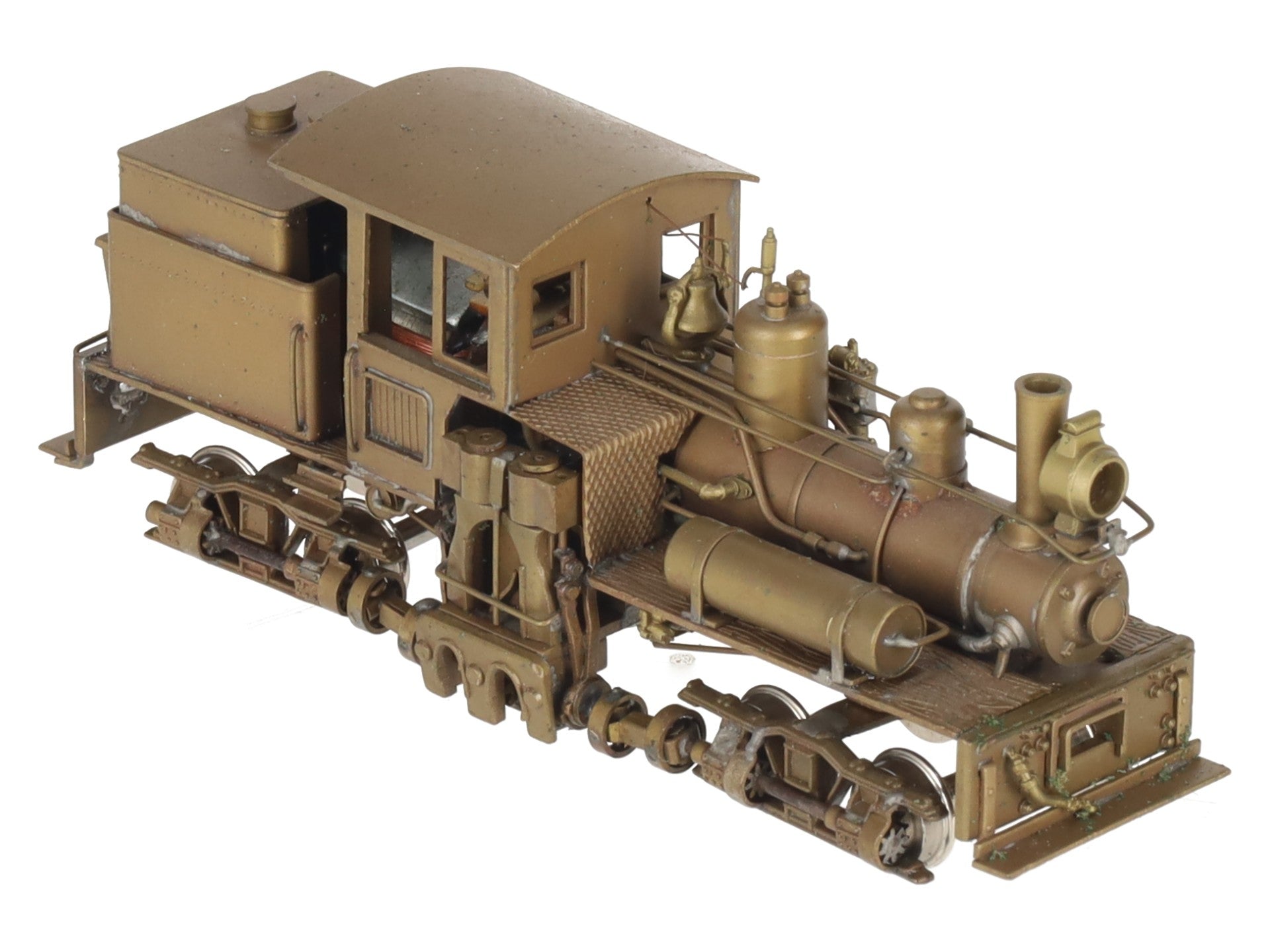 NWSL HO Scale BRASS Class A 18-Ton Shay - Unpainted EX/Box