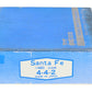 Balboa HO Scale BRASS AT&SF 4-4-2 Atlantic Steam Locomotive & Tender - Custom/Box