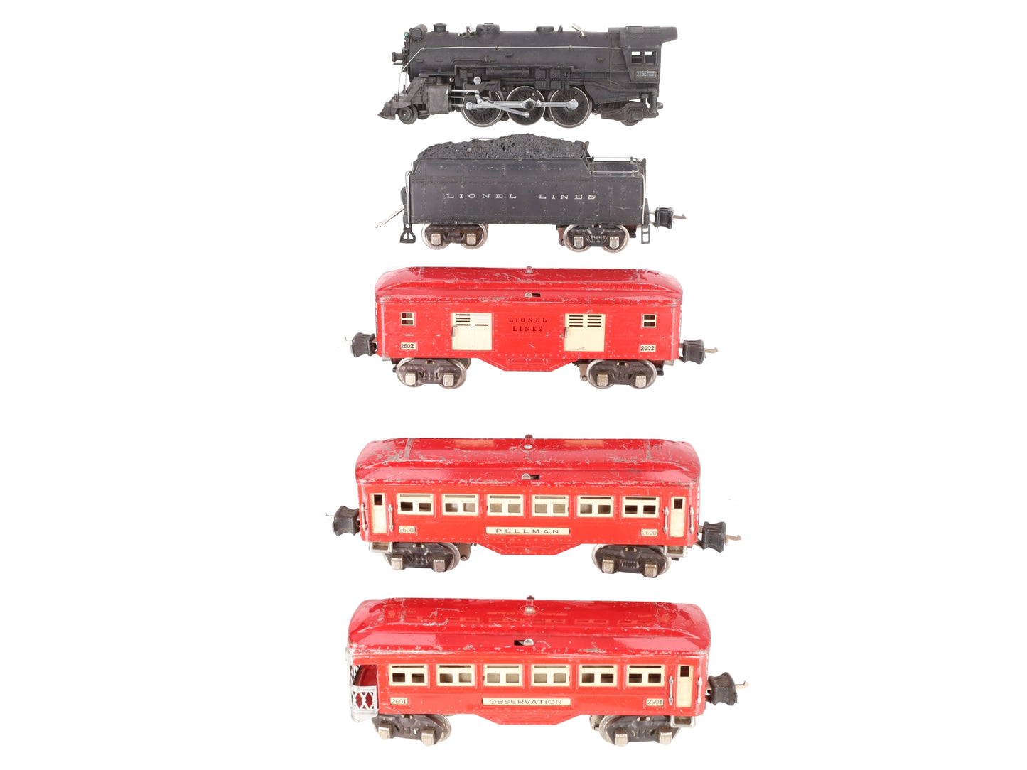 Vintage Prewar Lionel 146W Steam Passenger Outfit (1939 Set) VG