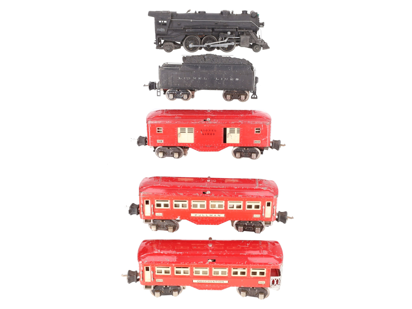 Vintage Prewar Lionel 146W Steam Passenger Outfit (1939 Set) VG