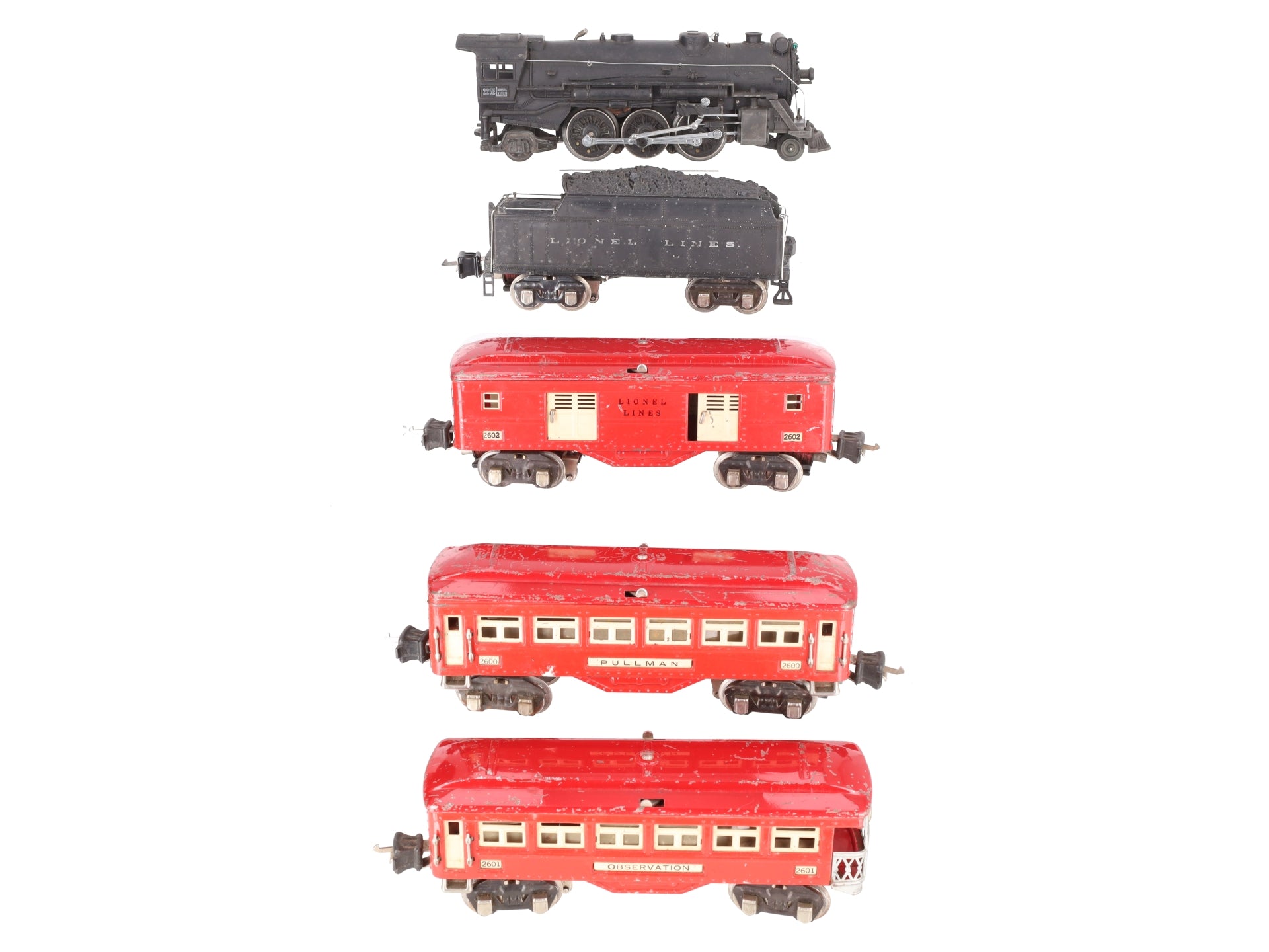 Vintage Prewar Lionel 146W Steam Passenger Outfit (1939 Set) VG