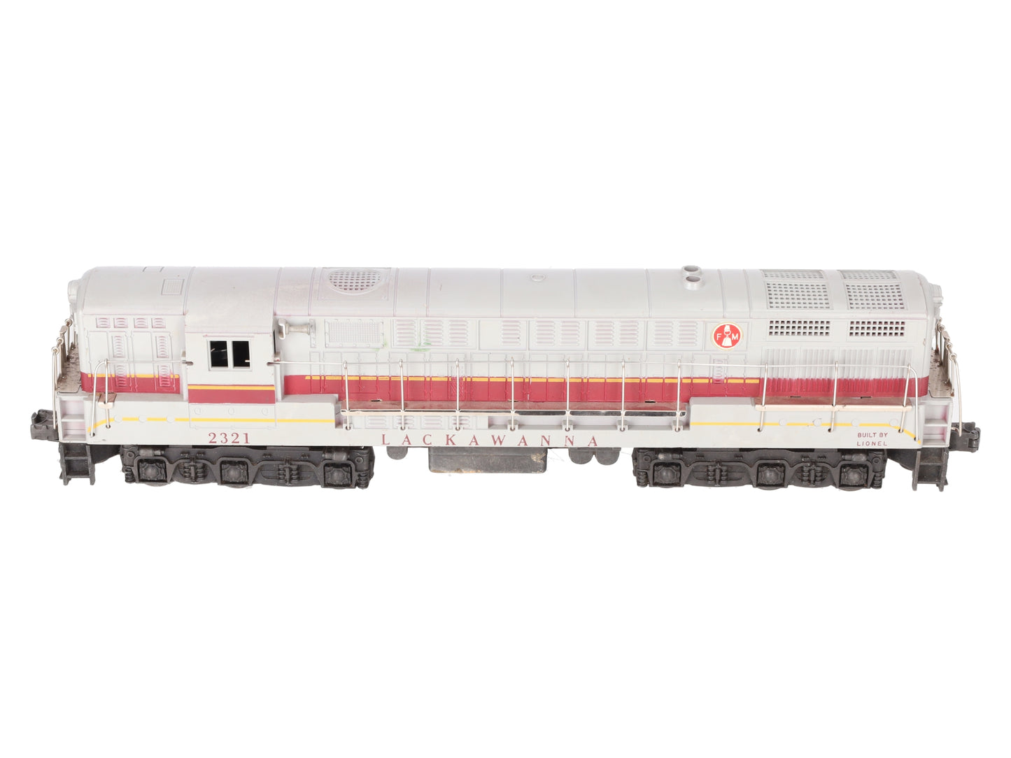 Lionel 2321 Vintage O Lackawanna FM Trainmaster Diesel (Gray Roof Version) VG