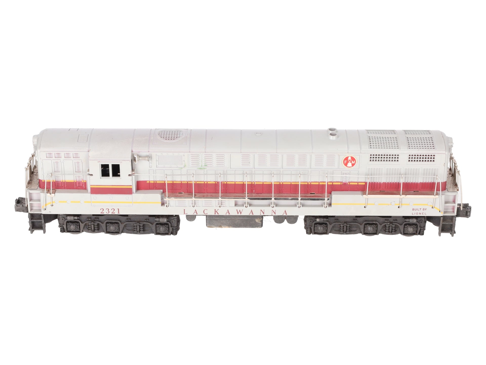 Lionel 2321 Vintage O Lackawanna FM Trainmaster Diesel (Gray Roof Version) VG