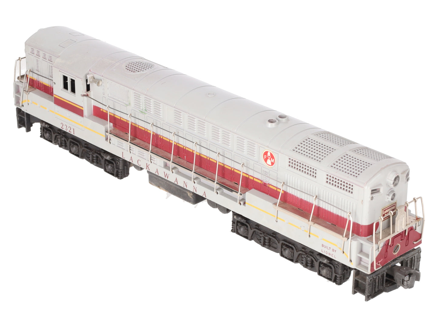 Lionel 2321 Vintage O Lackawanna FM Trainmaster Diesel (Gray Roof Version) VG