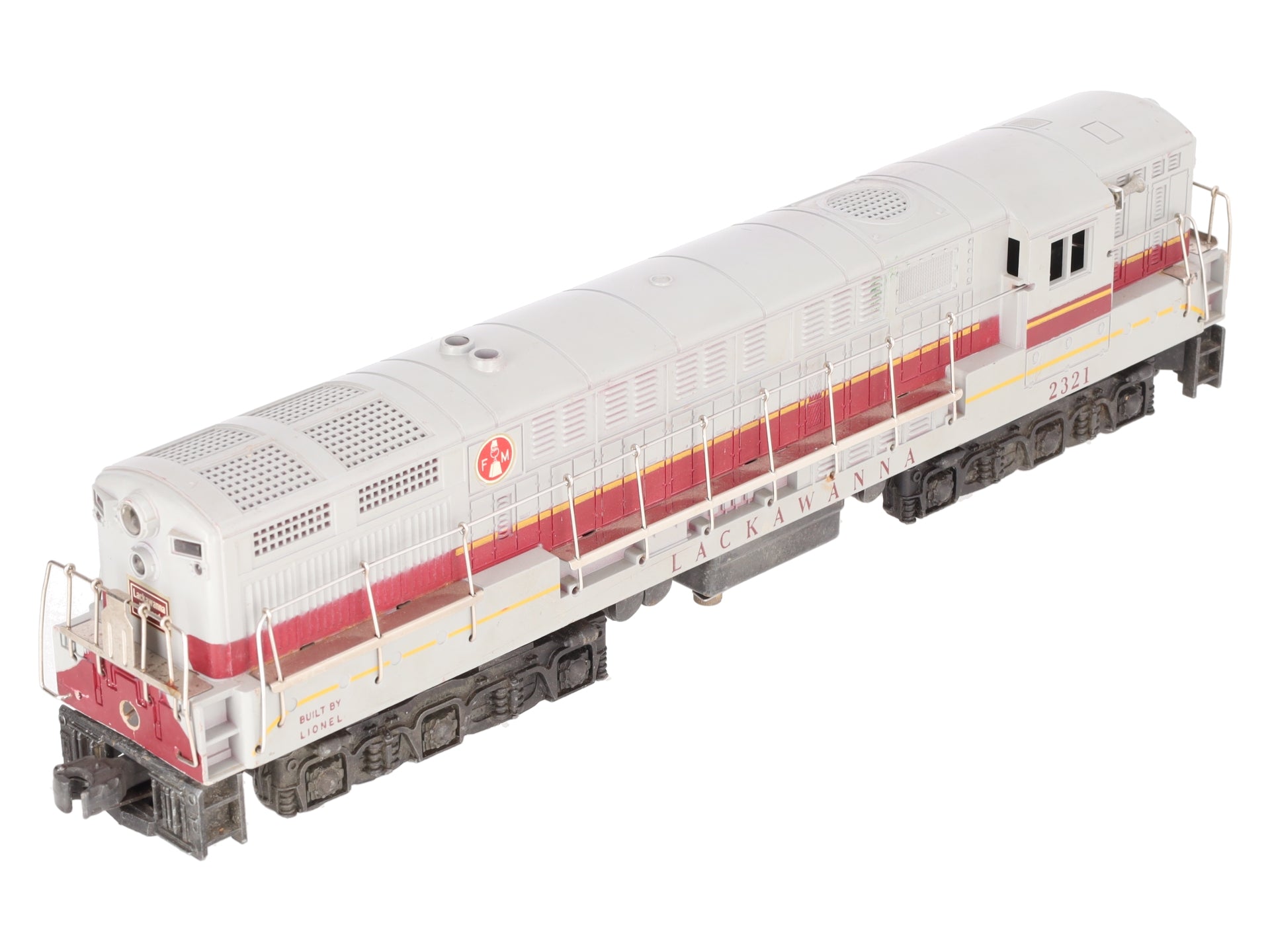 Lionel 2321 Vintage O Lackawanna FM Trainmaster Diesel (Gray Roof Version) VG