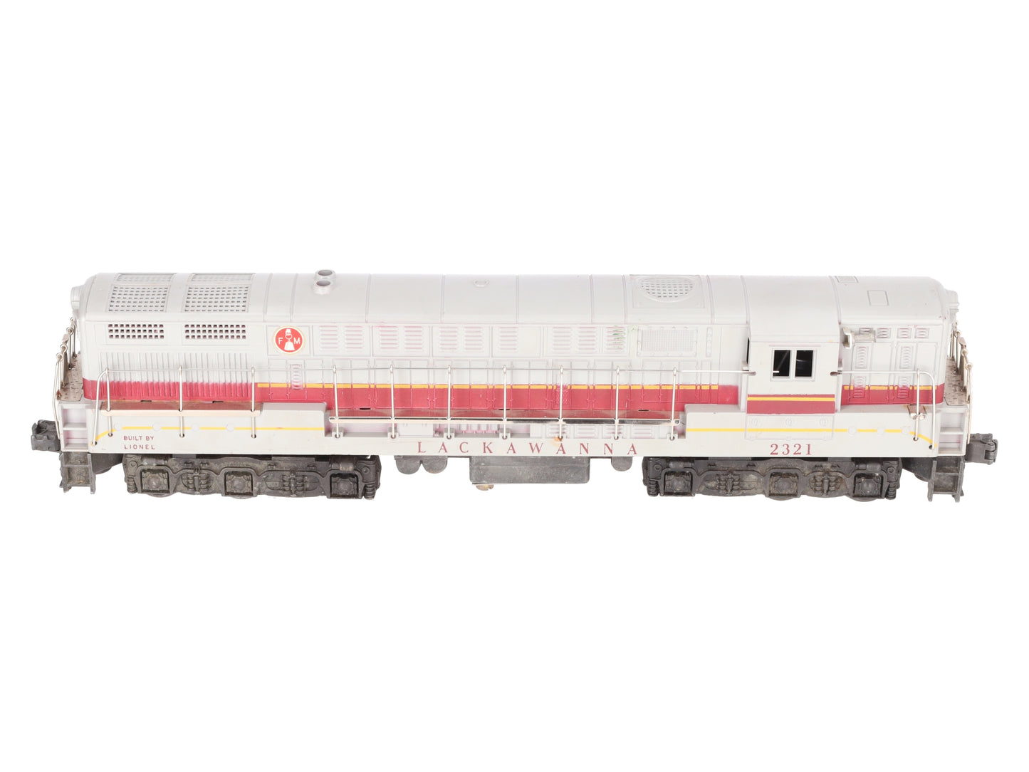 Lionel 2321 Vintage O Lackawanna FM Trainmaster Diesel (Gray Roof Version) VG