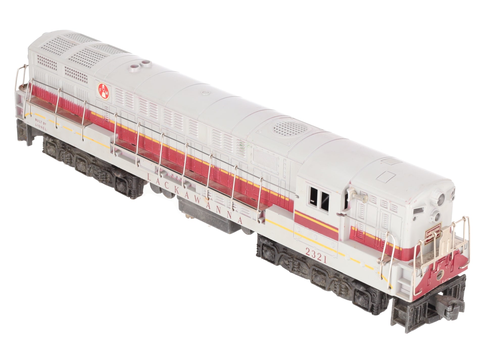 Lionel 2321 Vintage O Lackawanna FM Trainmaster Diesel (Gray Roof Version) VG