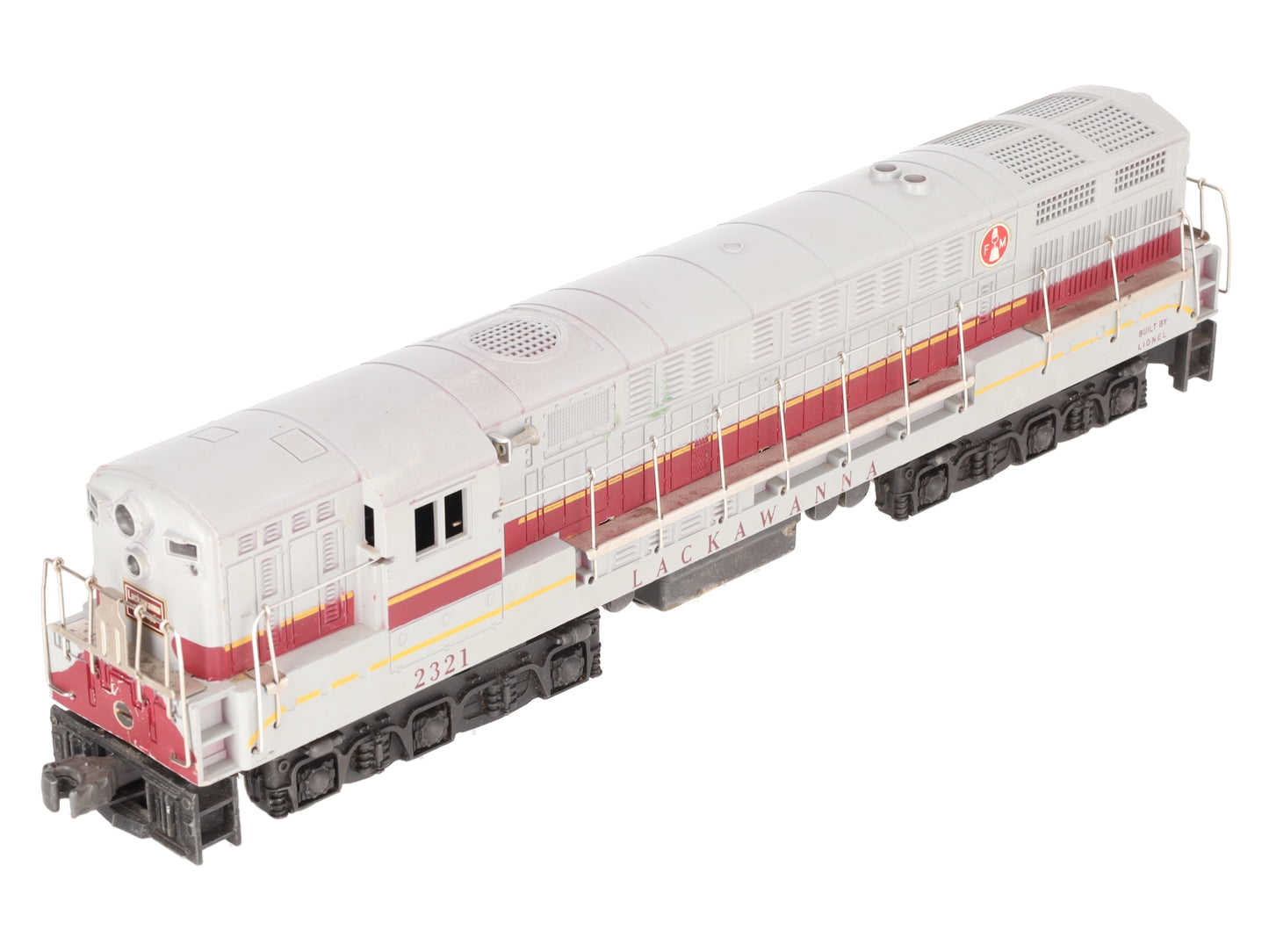 Lionel 2321 Vintage O Lackawanna FM Trainmaster Diesel (Gray Roof Version) VG