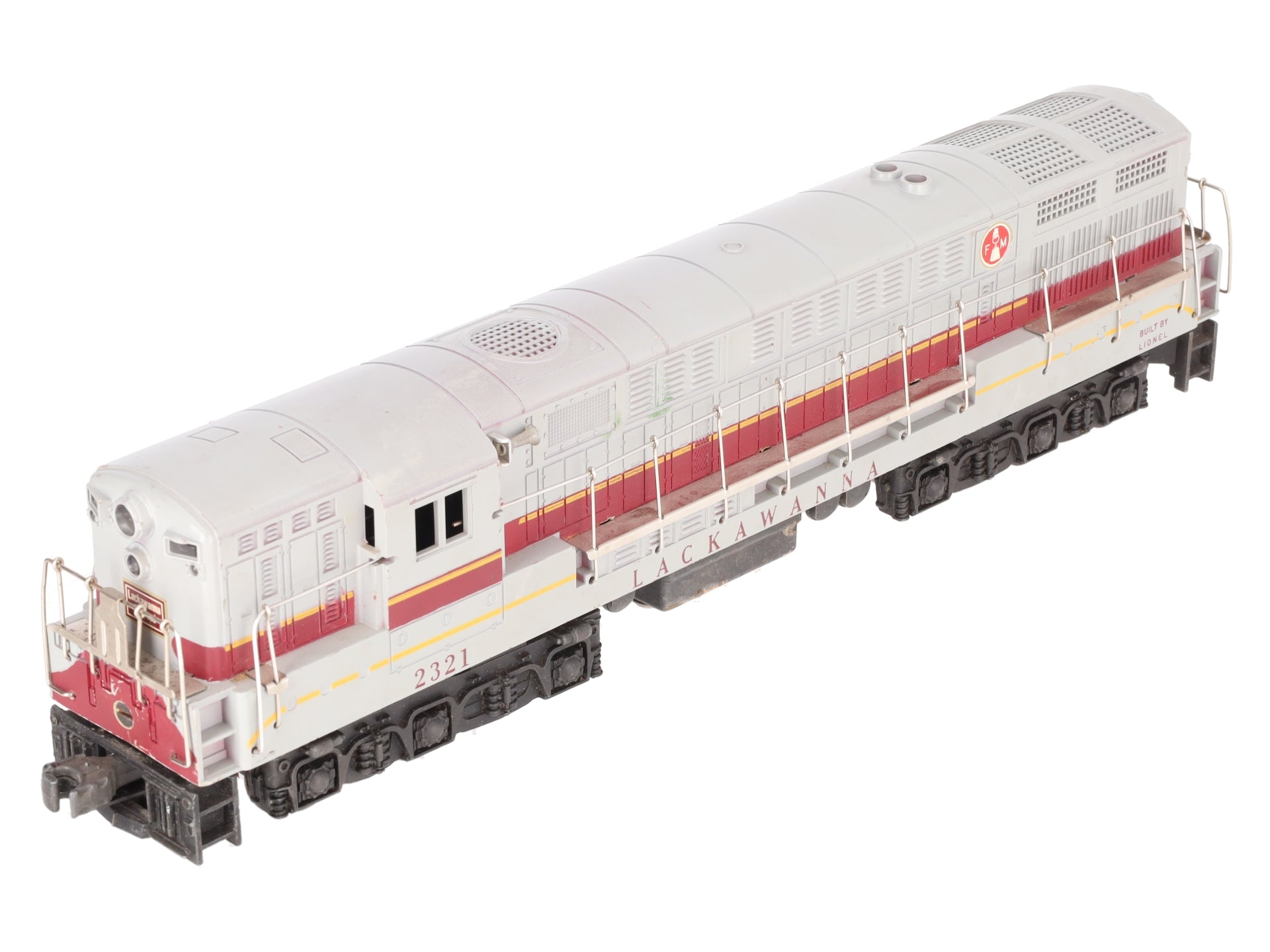 Lionel 2321 Vintage O Lackawanna FM Trainmaster Diesel (Gray Roof Version) VG
