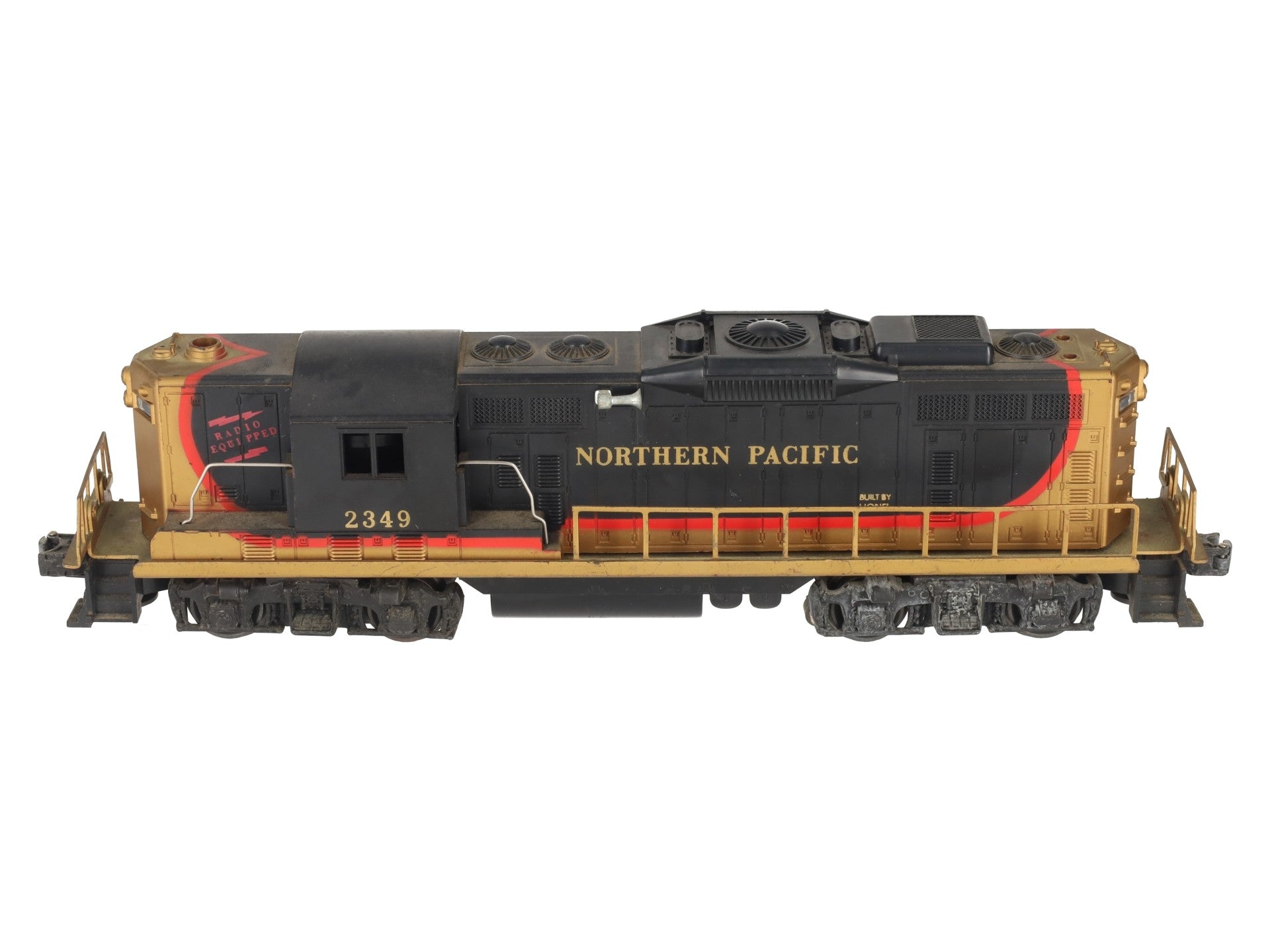 Lionel 2349 Vintage O Northern Pacific GP-9 Diesel Locomotive VG