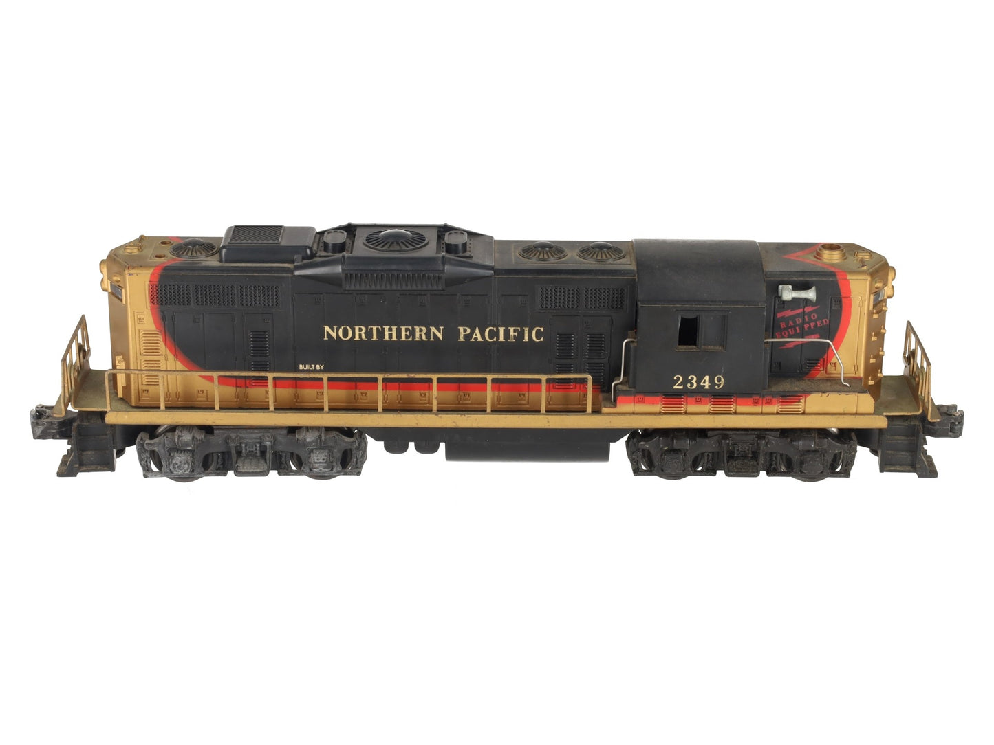Lionel 2349 Vintage O Northern Pacific GP-9 Diesel Locomotive VG