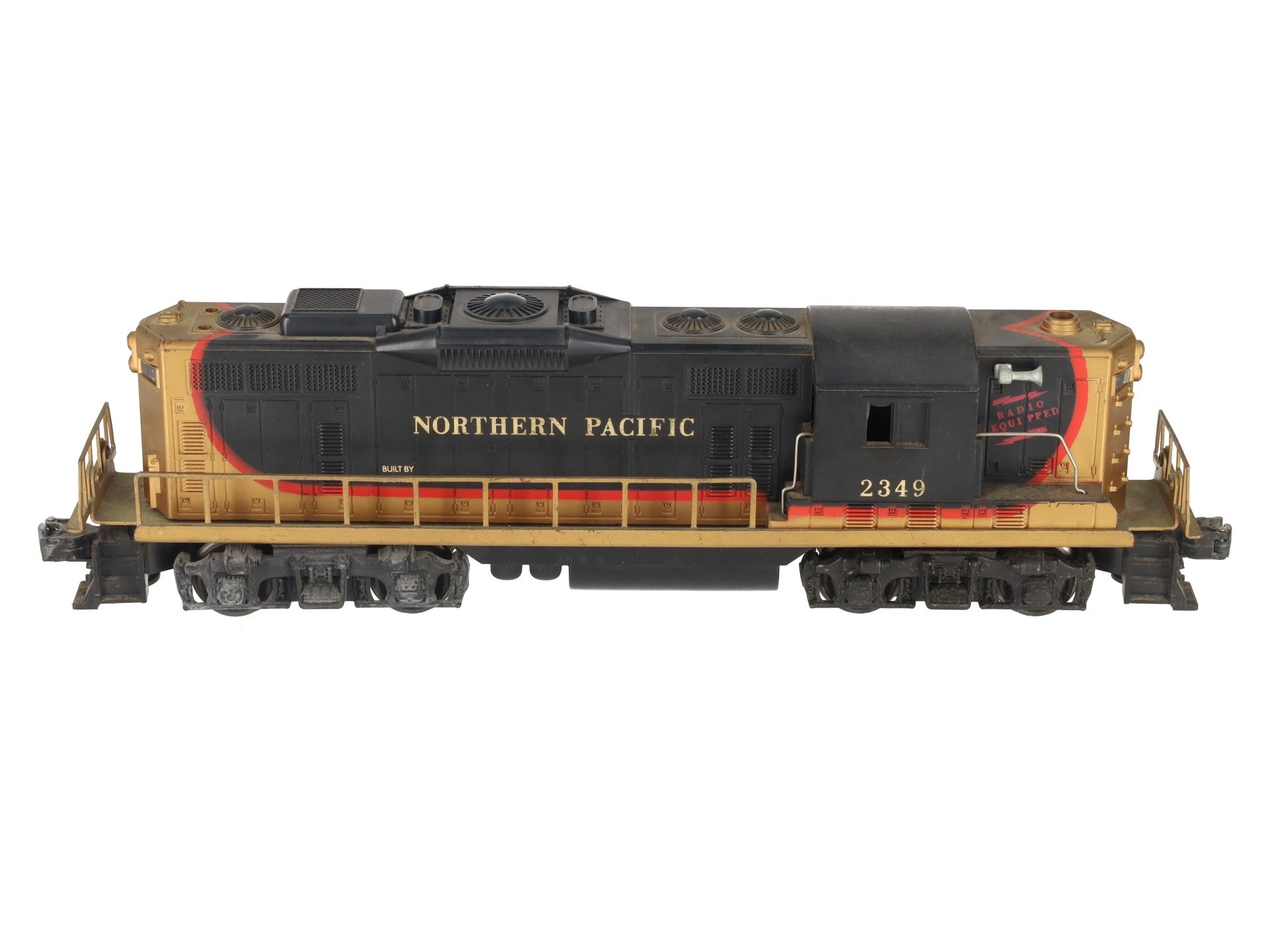 Lionel 2349 Vintage O Northern Pacific GP-9 Diesel Locomotive VG