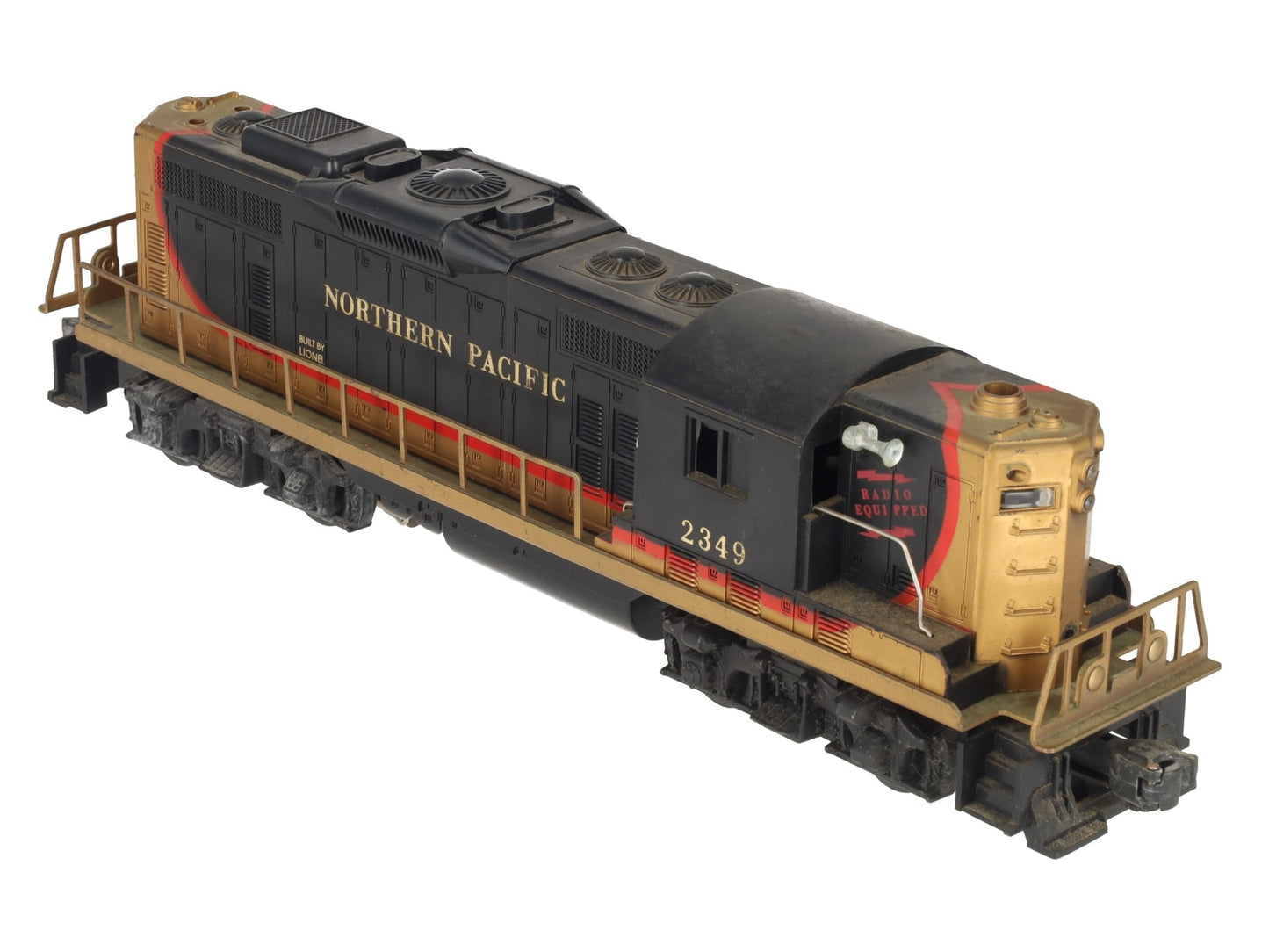 Lionel 2349 Vintage O Northern Pacific GP-9 Diesel Locomotive VG