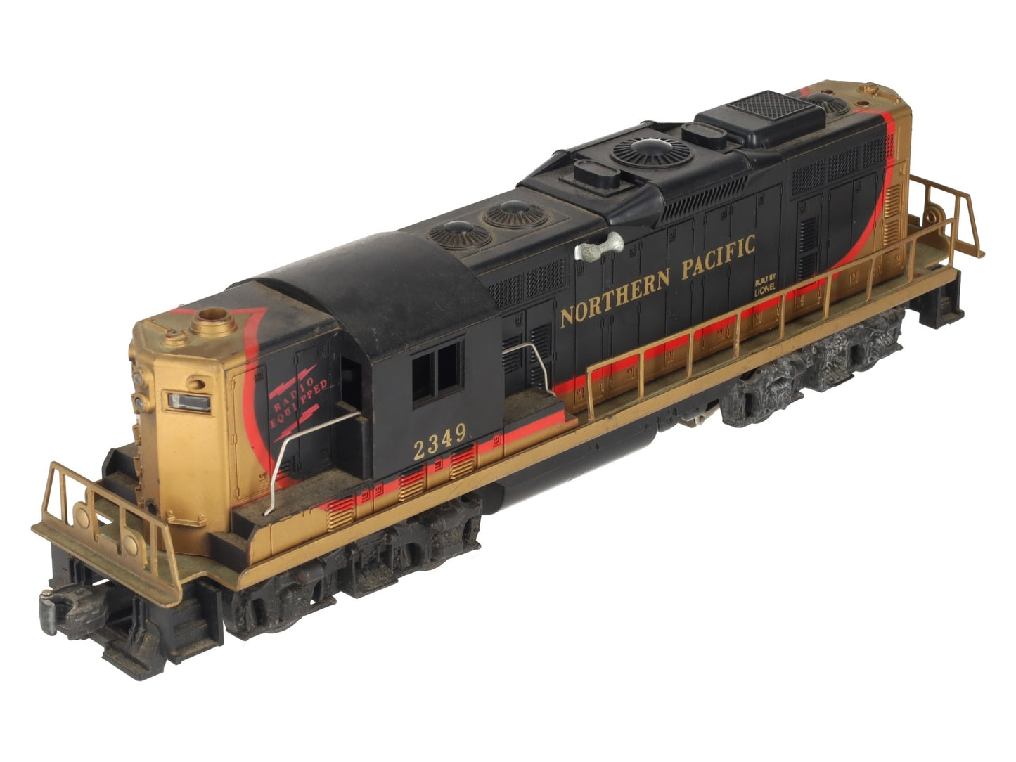 Lionel 2349 Vintage O Northern Pacific GP-9 Diesel Locomotive VG