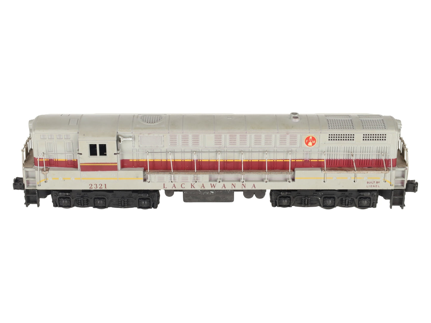 Lionel 2321 Vintage O Lackawanna FM Trainmaster Diesel (Gray Roof Version) VG