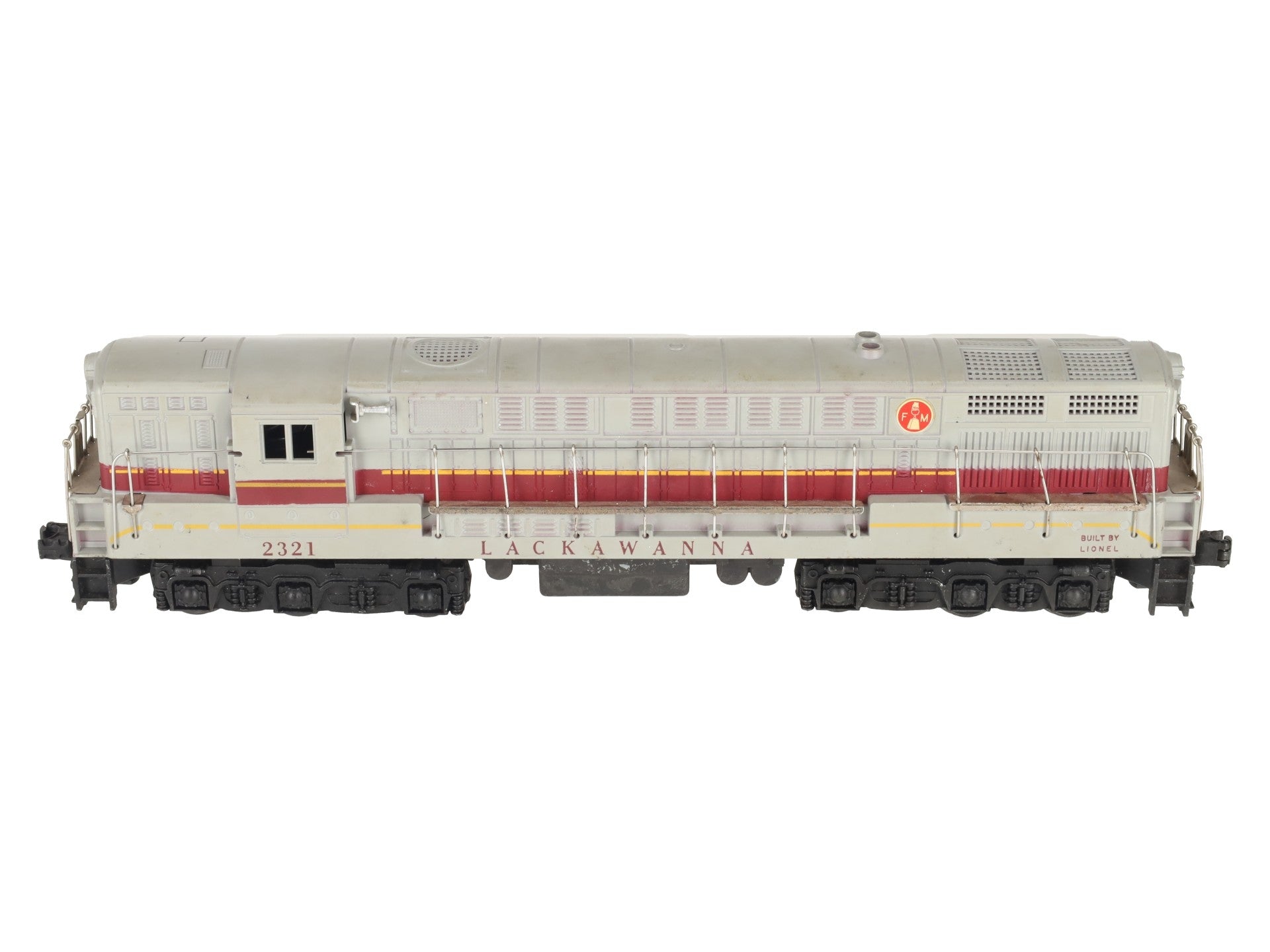 Lionel 2321 Vintage O Lackawanna FM Trainmaster Diesel (Gray Roof Version) VG
